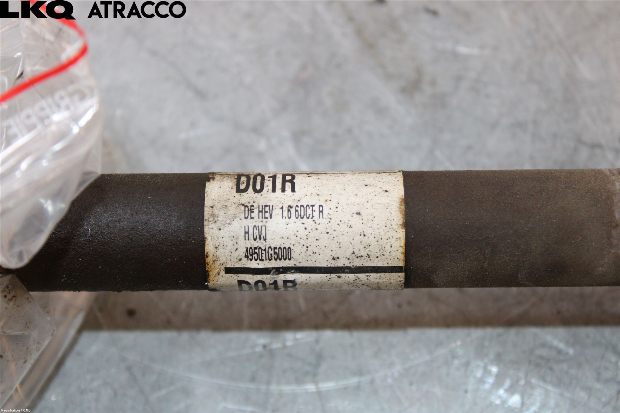 Kia NIRO (DE) 17-22 Drivaxel Bak Höger