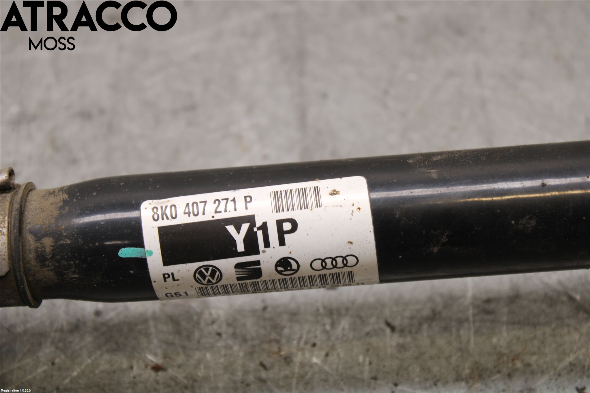 Audi A4/S4 08-11 Drivaxel Fram Höger