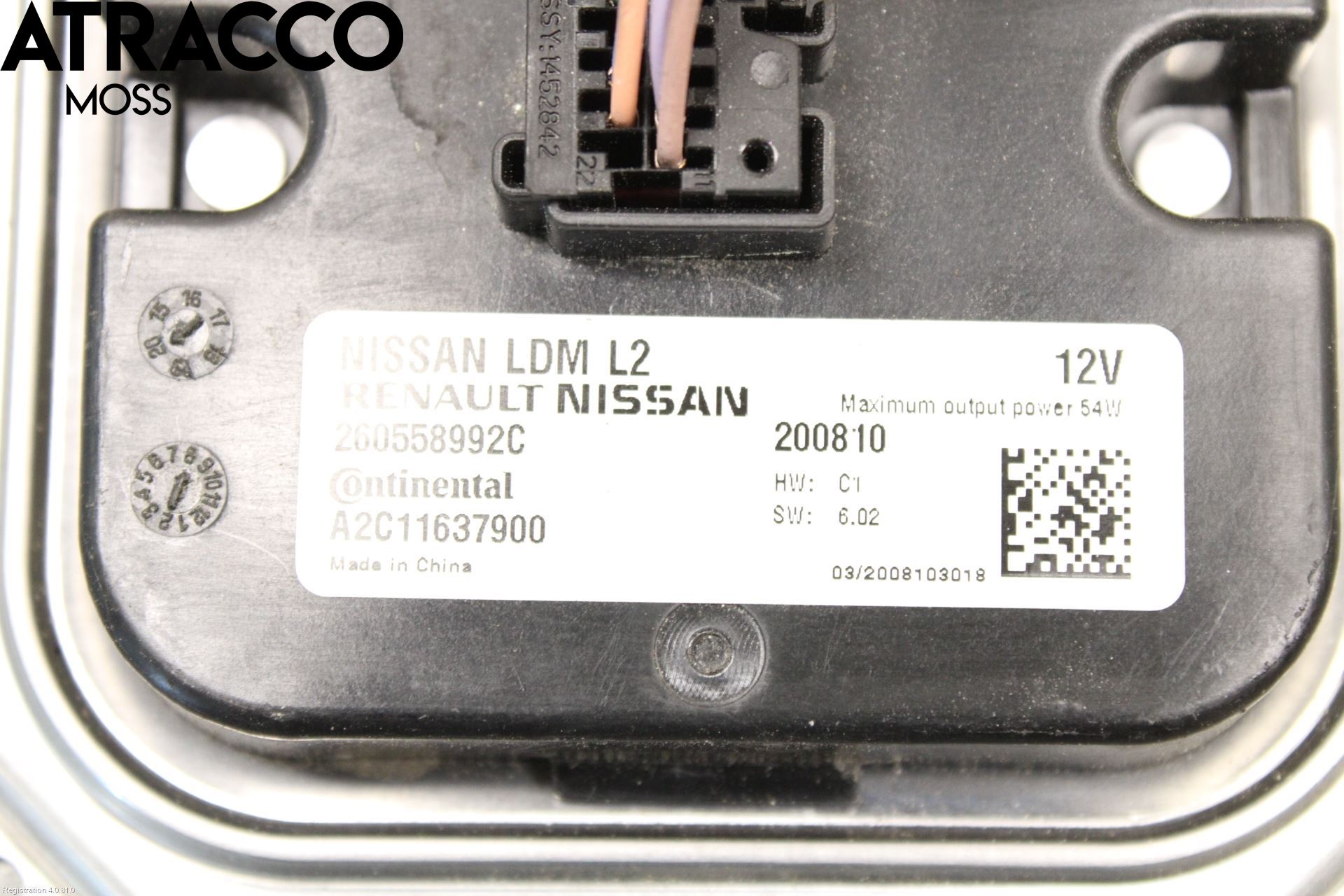 Nissan LEAF 18- Styrenhet Strålkastare