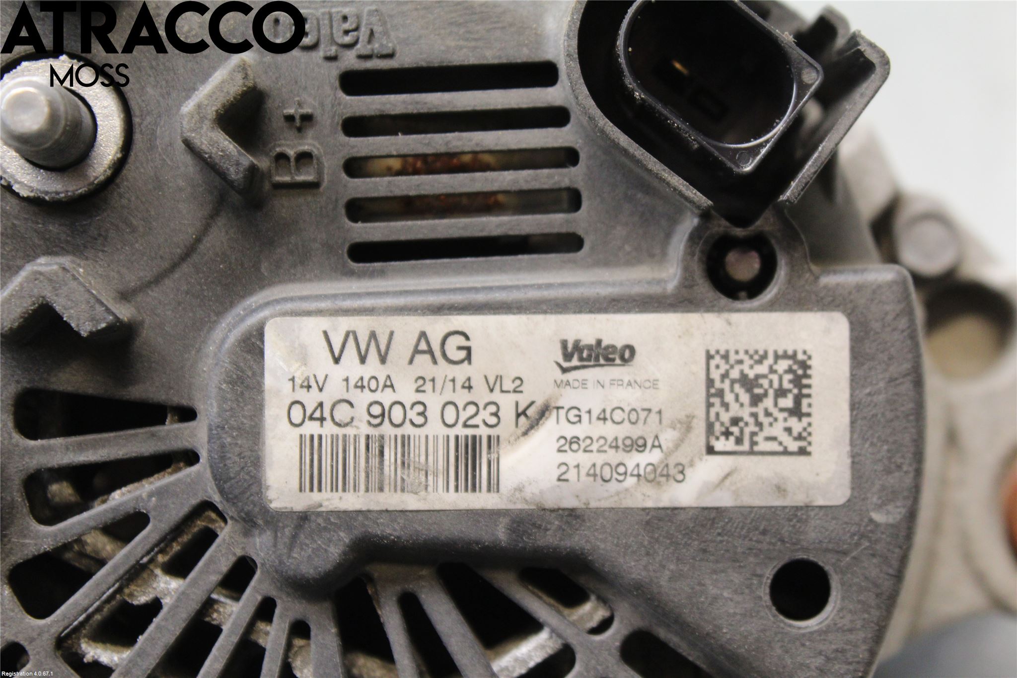 Audi A3/S3 8V 13-20 Generator