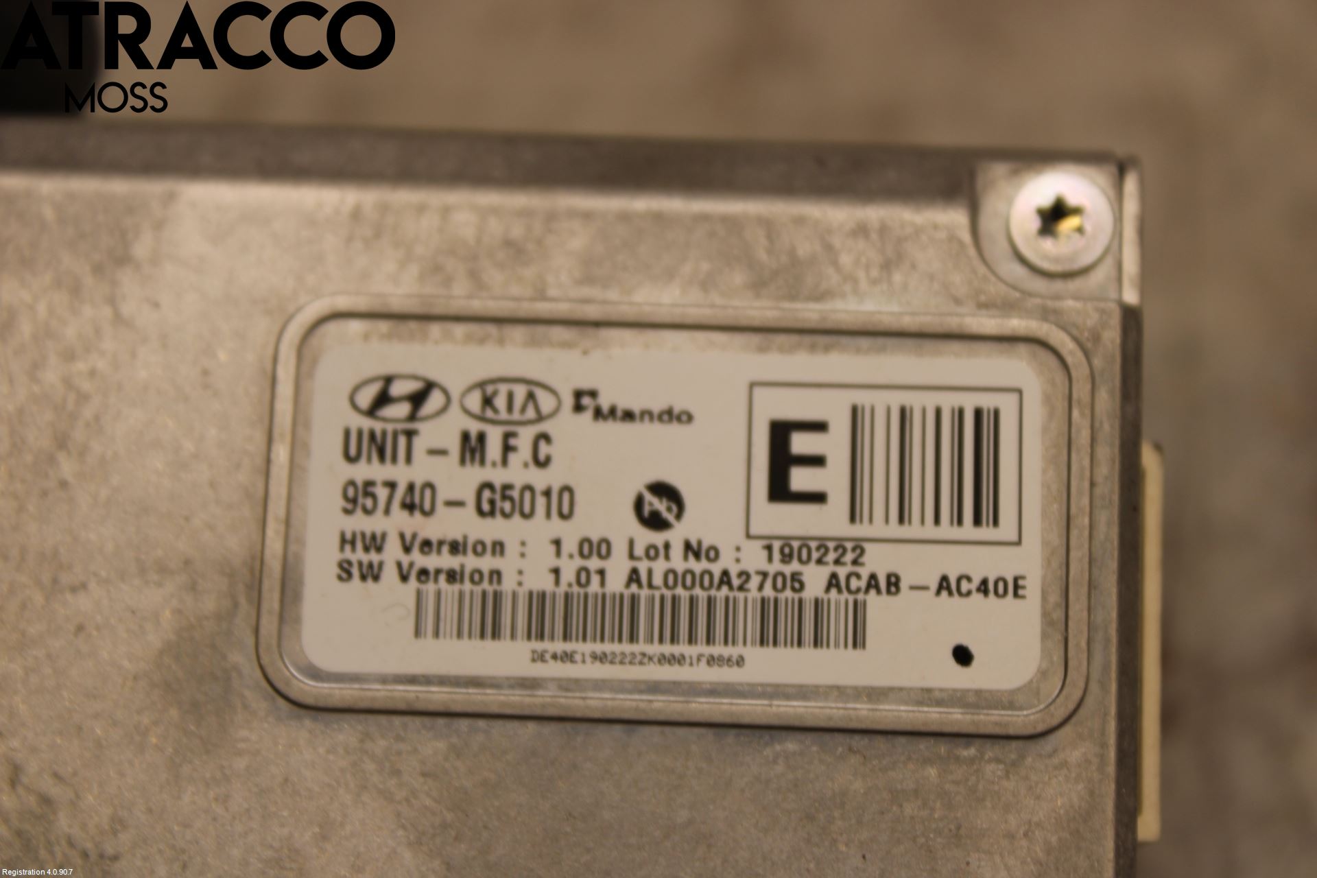 Kia NIRO (DE) 17-22 Parkeringshjälp Kamera