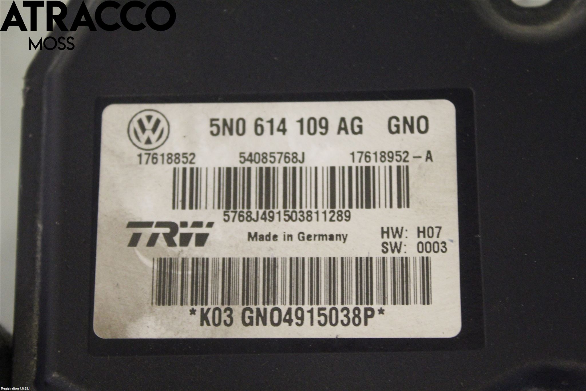Volkswagen VW TIGUAN 07-16 Abs Hydraulaggregat