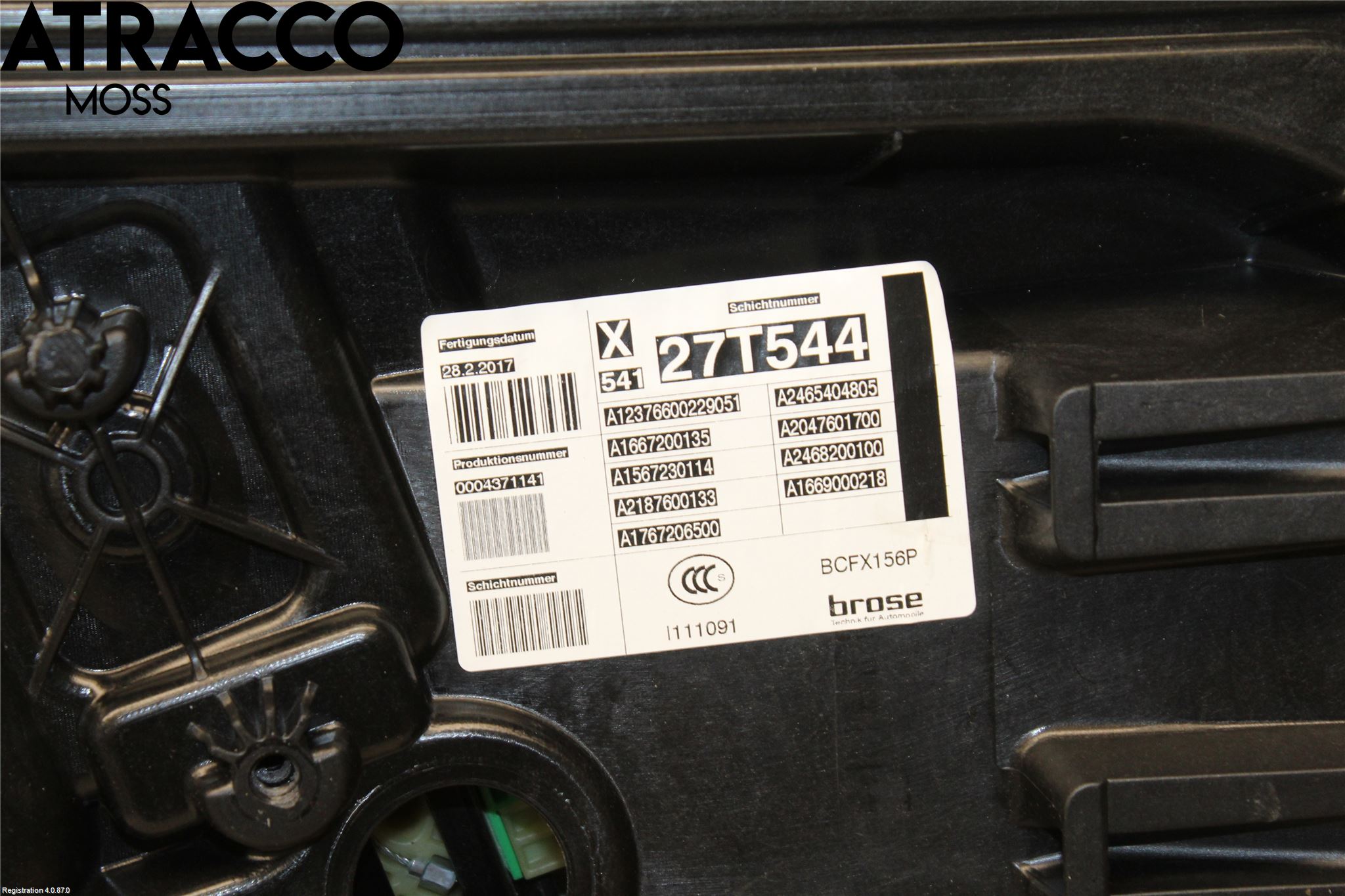 Mercedes-Benz MB GLA-KLASS (X156) 13-20 Fönsterhiss El Kompl