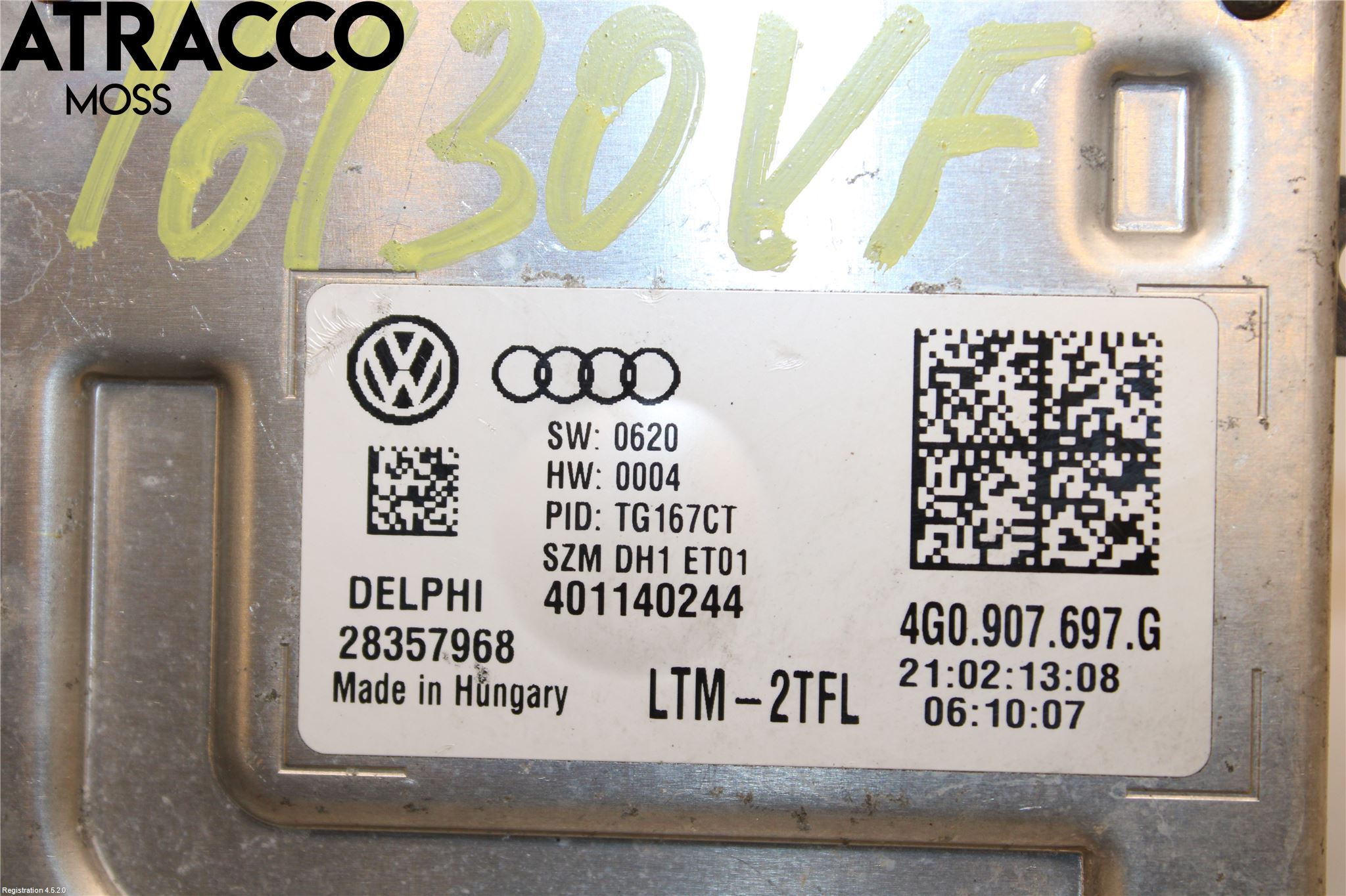 Volkswagen VW GOLF / E-GOLF VII 13-20 Styrenhet Strålkastare