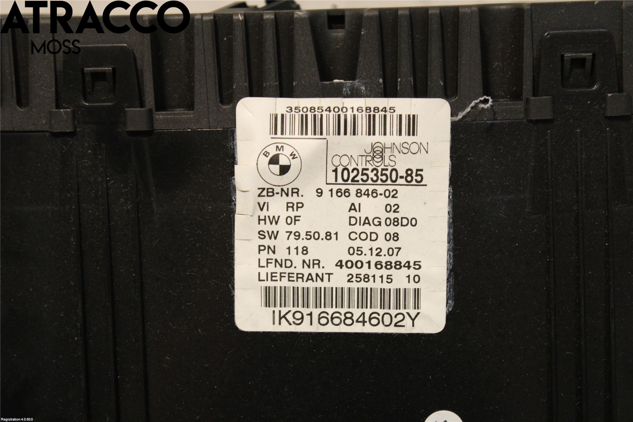 BMW 3 E90/91 SED/TOU 05-12 Instrument Komb
