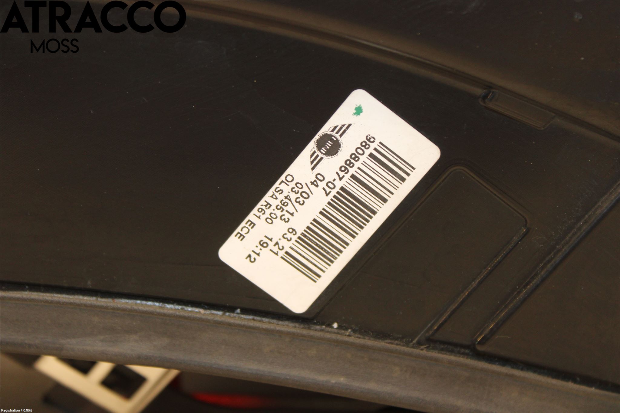Mini COUNTRYMAN R60 11-16 Bakljus Vänster