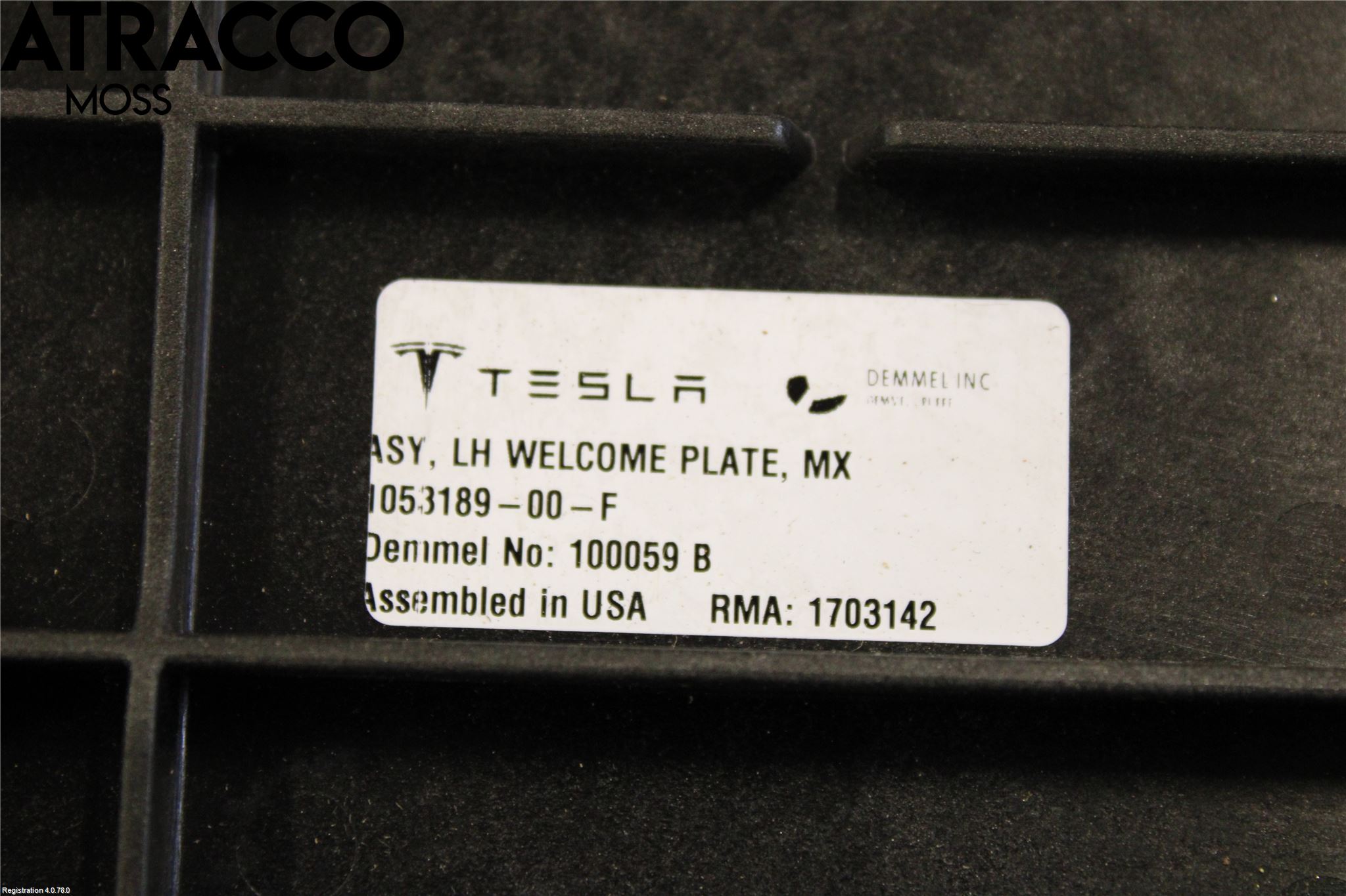 Tesla MODEL X 16- Inr Tröskel-Insteg
