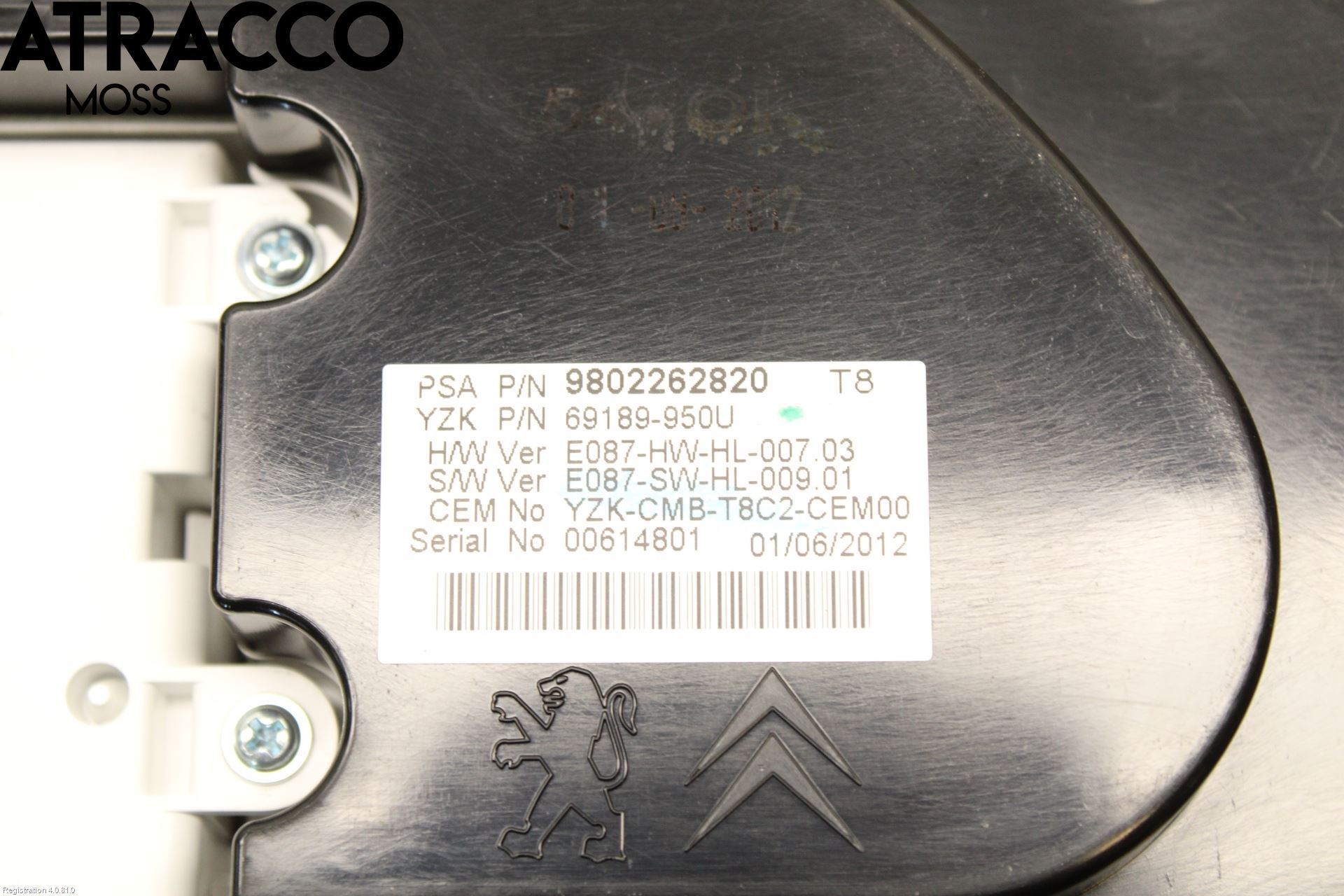 Peugeot 3008 09-16 Instrument Komb