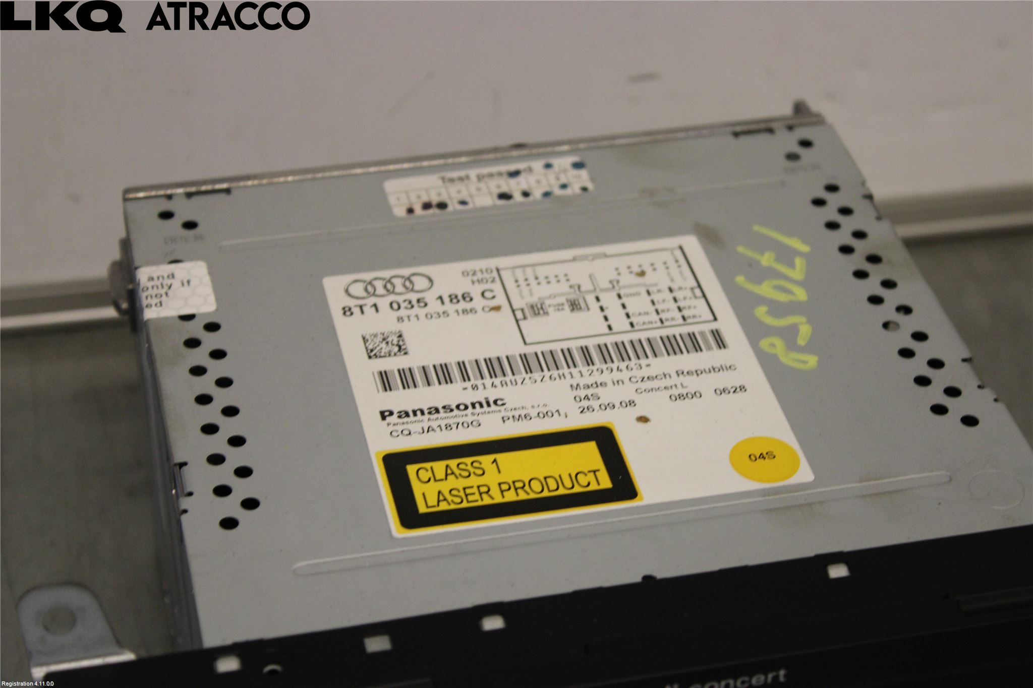 Audi A4/S4 08-11 Cd Radio - Multimediapanel