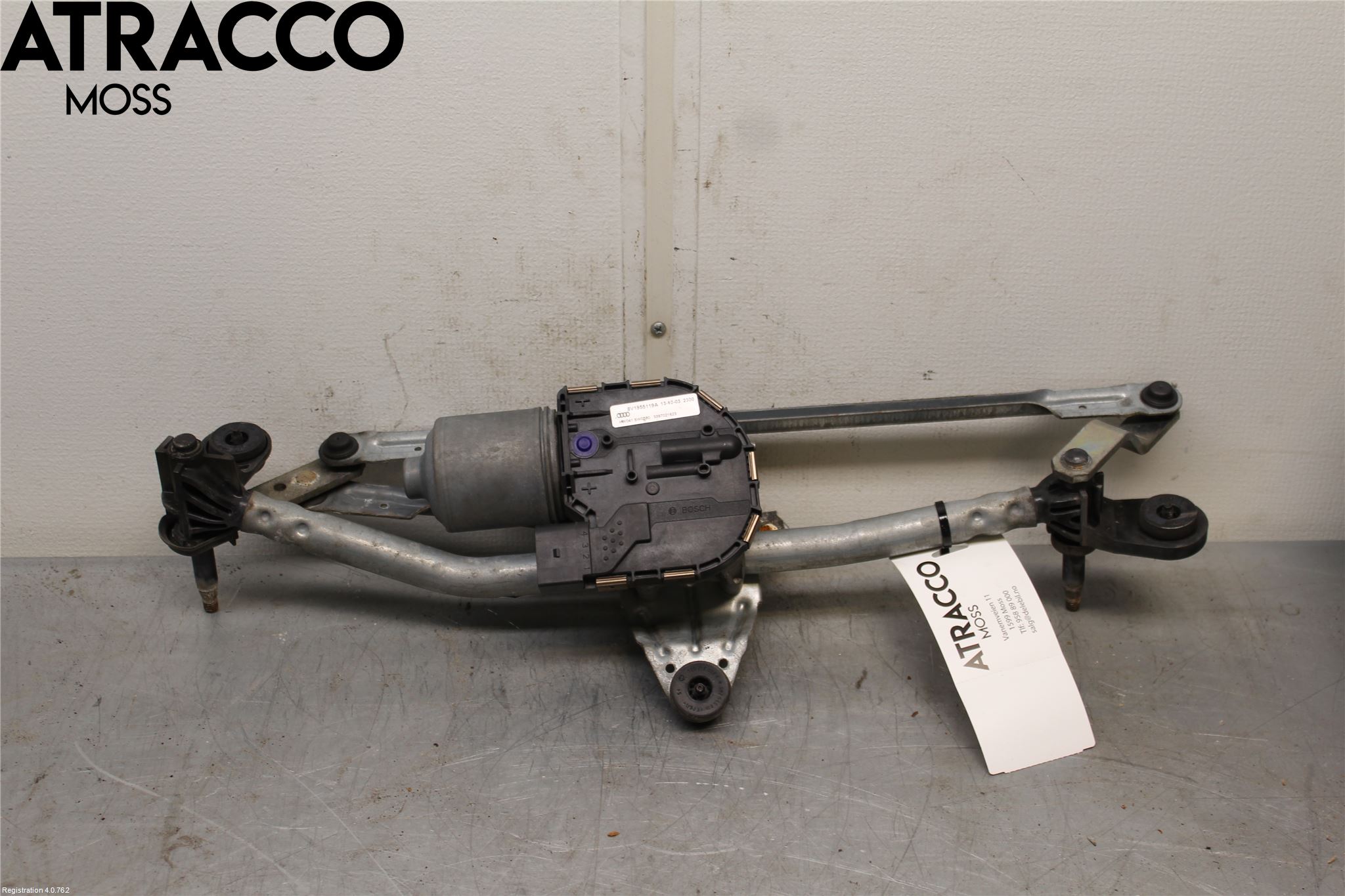Audi A3/S3 8V 13-20 Torkarmotor Vindruta