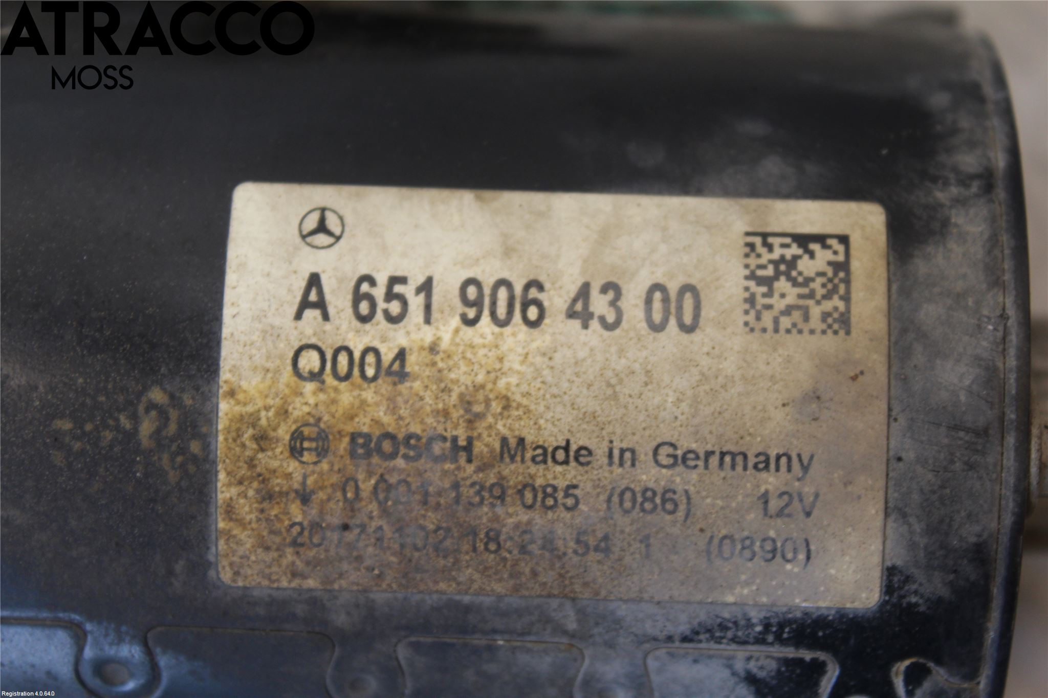 Mercedes-Benz MB VITO/V-KLASS (W640,W447,W448) 14- Startmotor Diesel