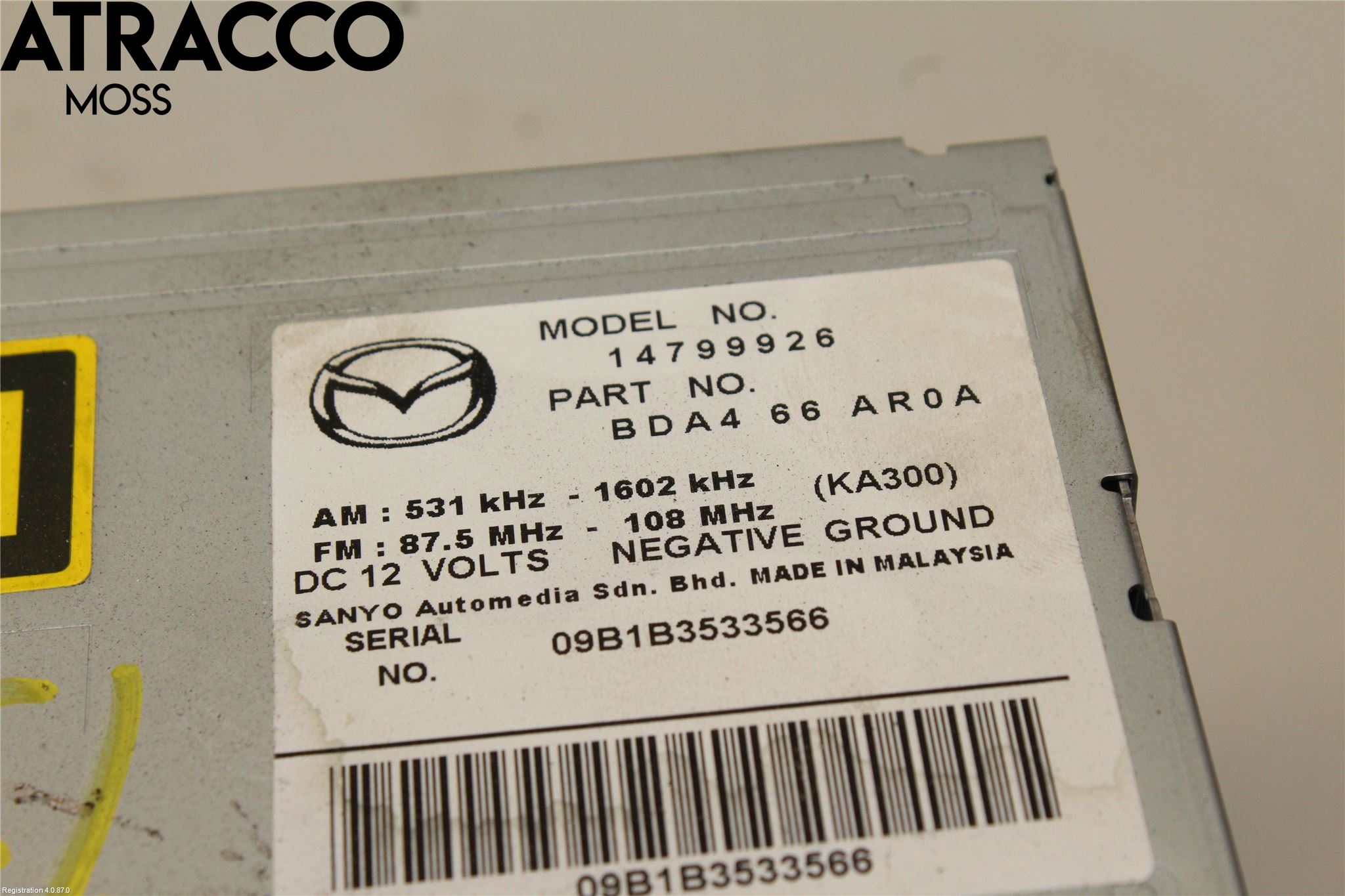 Mazda 3 II 09-13 Radio