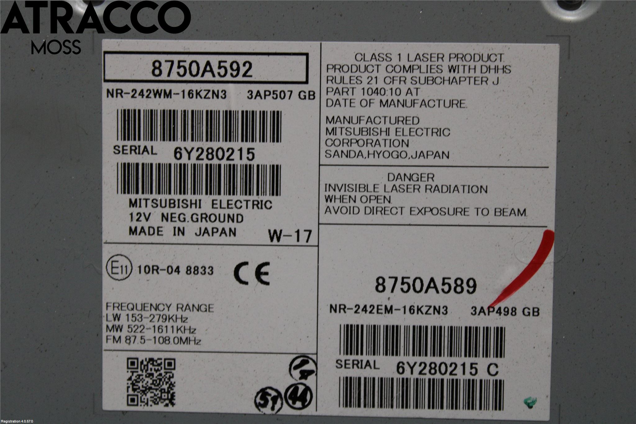 Mitsubishi OUTLANDER 13-21 Gps Navigator
