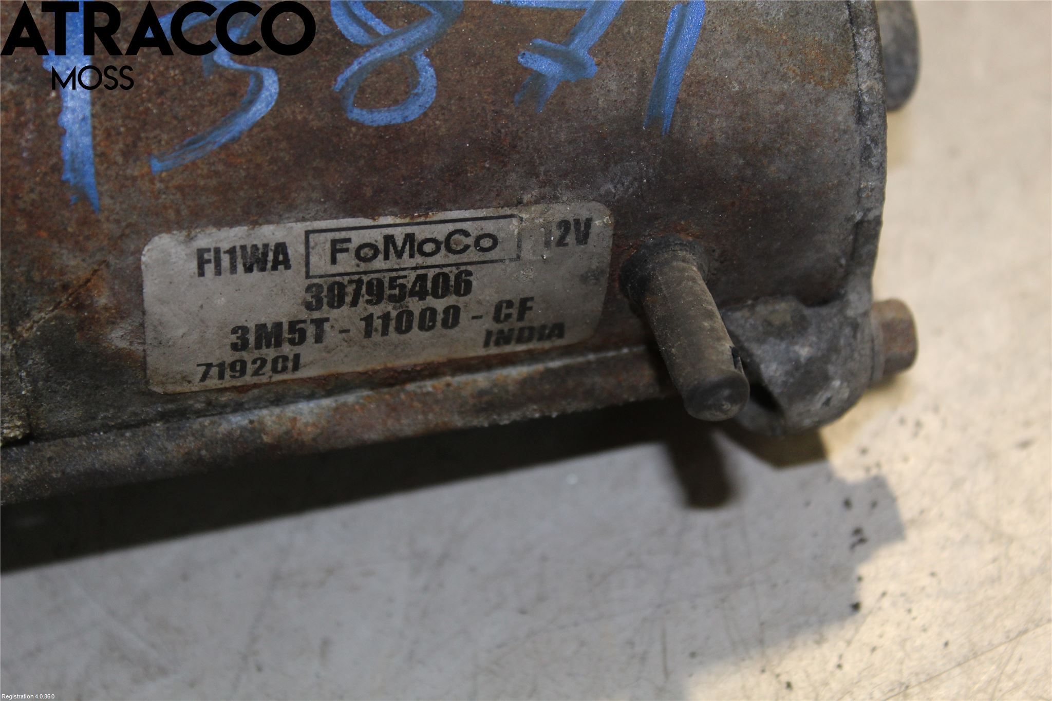 Volvo V50 08-12 Startmotor Diesel