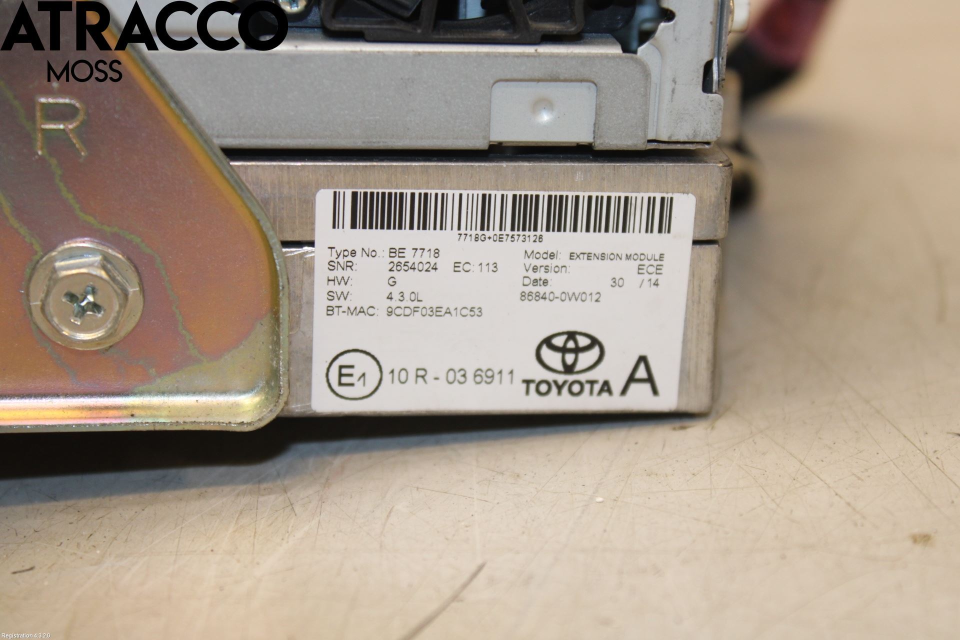 Toyota AURIS 13-19 Cd Radio - Multimediapanel