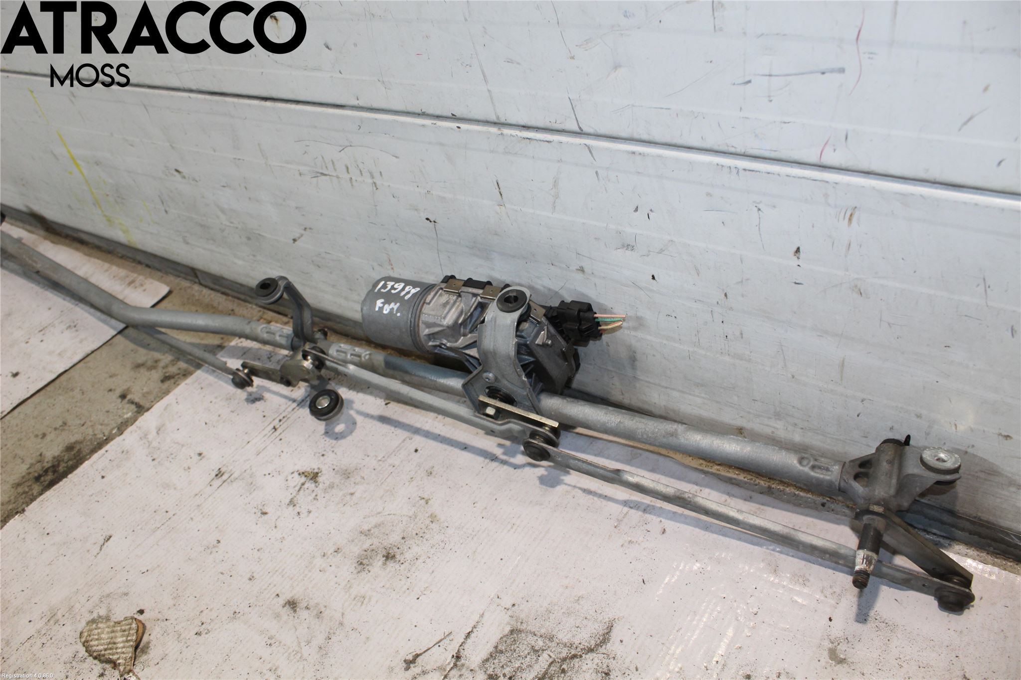 Peugeot 308 08-13 Torkarmotor Vindruta