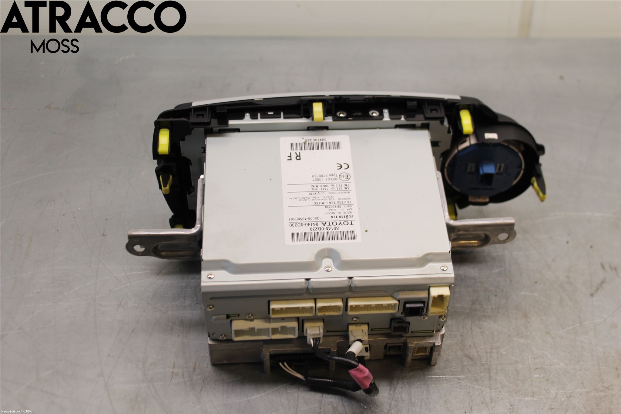 Toyota YARIS XP130 15-20 Radio