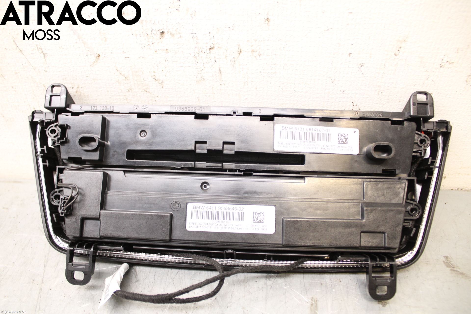 BMW 3 F30/F31/F80 12-19 Ac Styrenhet Ac Manöveren
