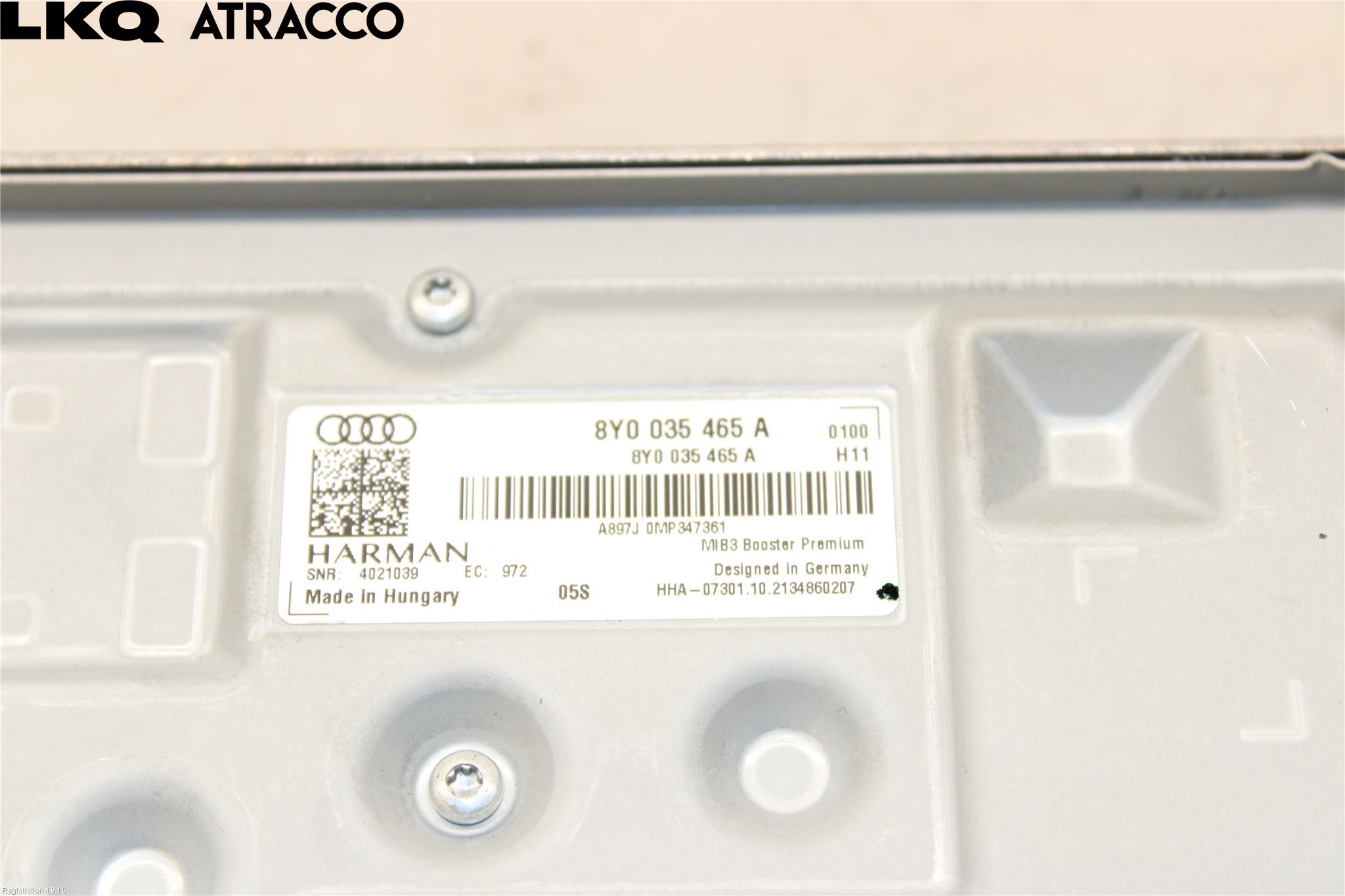 Audi Q4 E-TRON FZ 22- Radio-Stereo Förstärkare