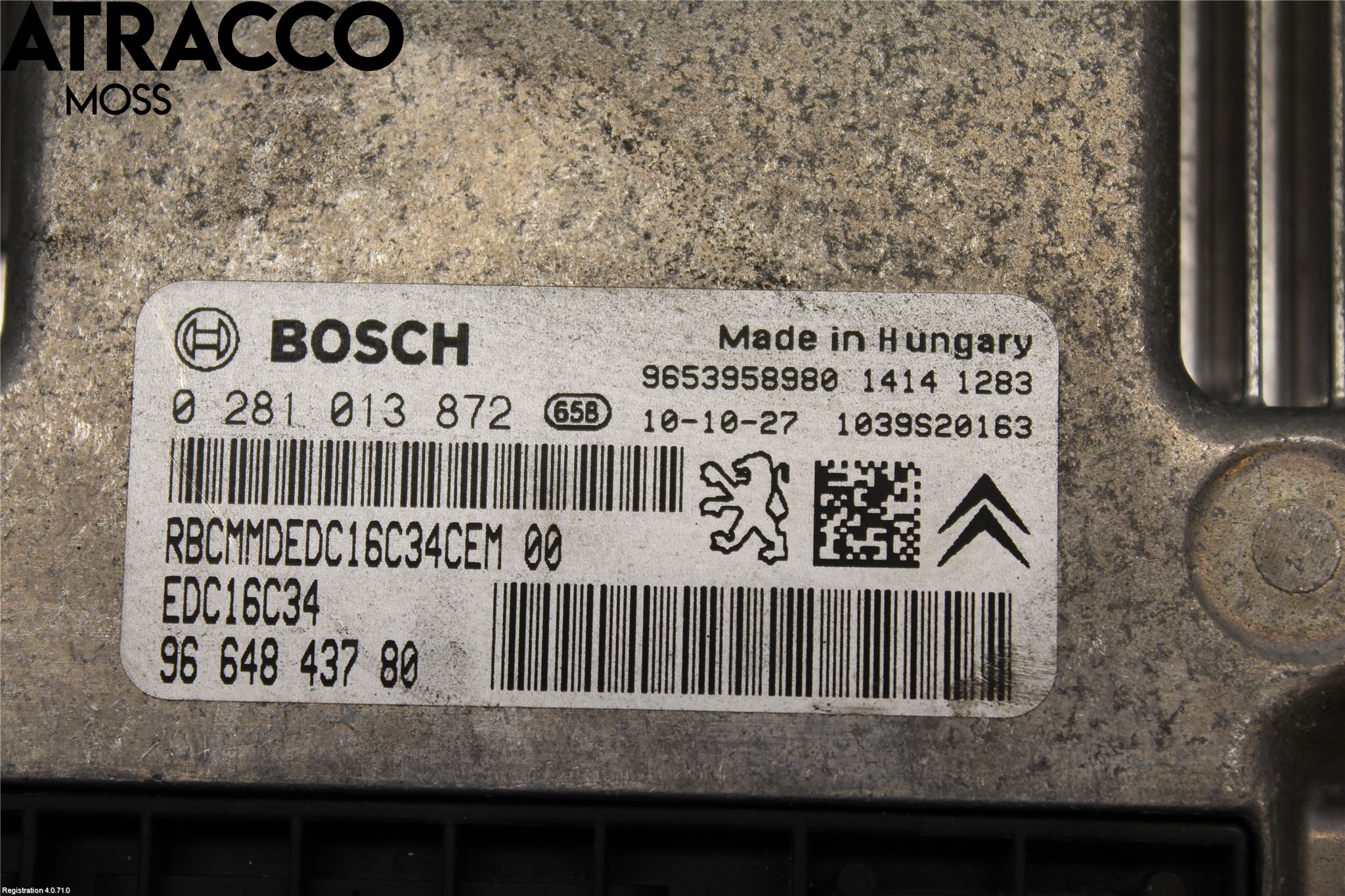 Peugeot PARTNER 08-15 Styrenhet Insprut Bensin