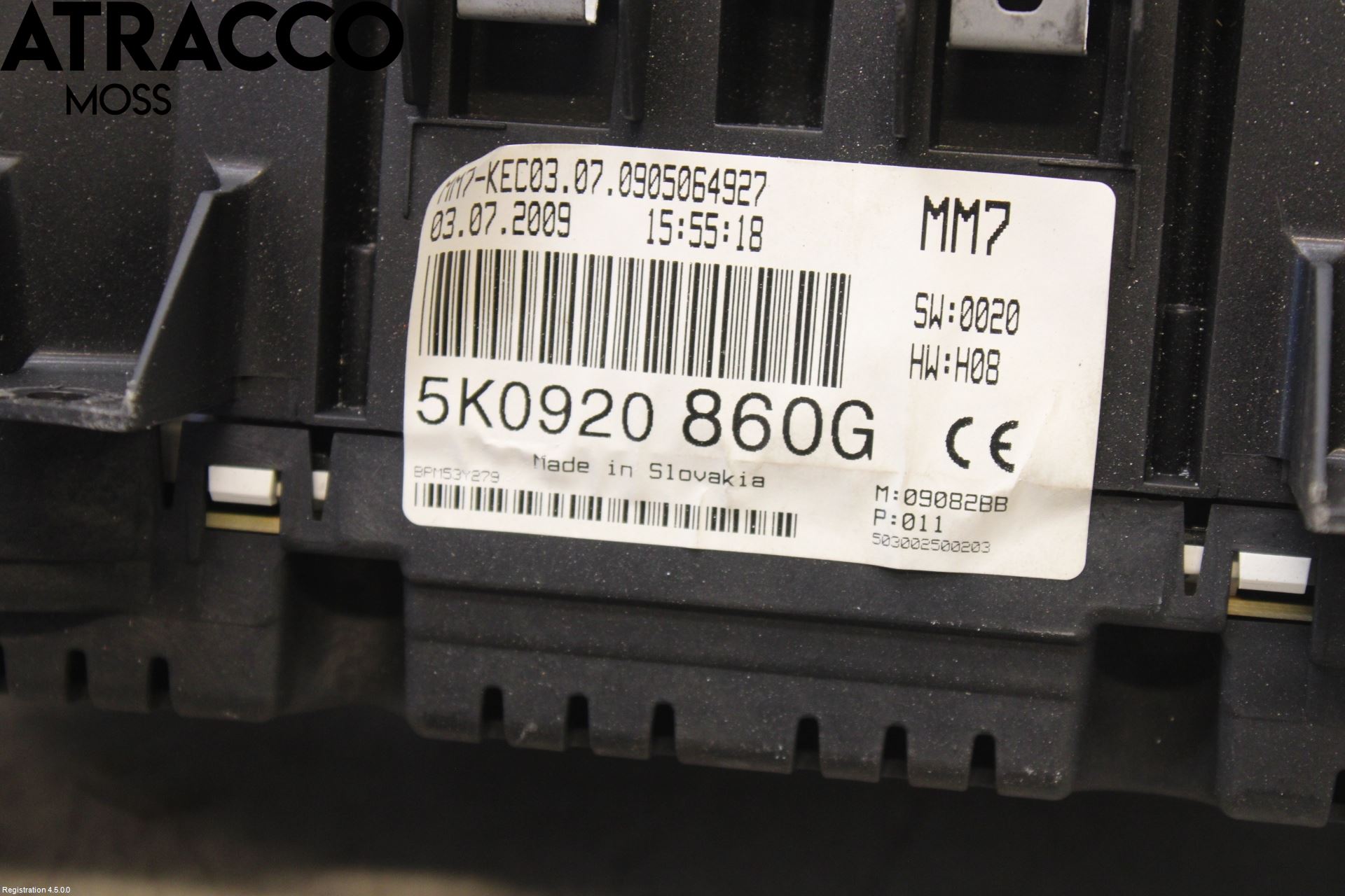 Volkswagen VW GOLF VI 09-13 Instrument Komb