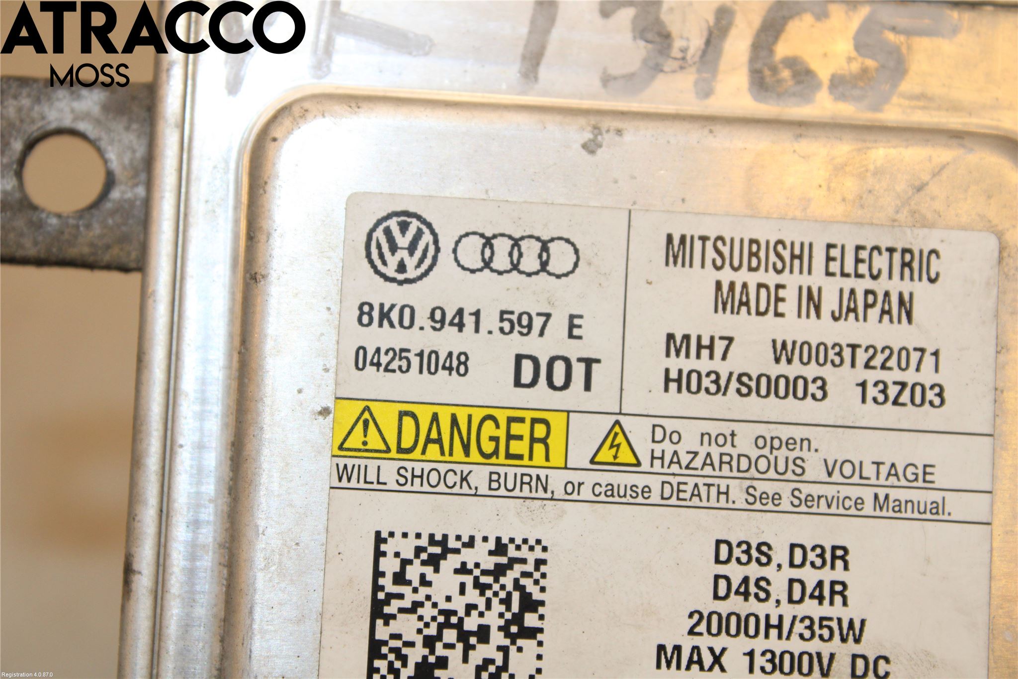 Volkswagen VW CADDY 11-15 Styrenhet Strålkastare