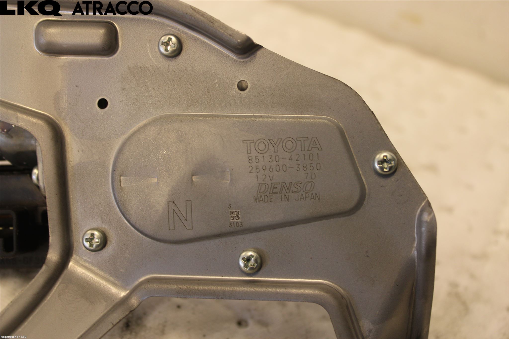 Suzuki ACROSS 21- Torkarmotor Baklucka