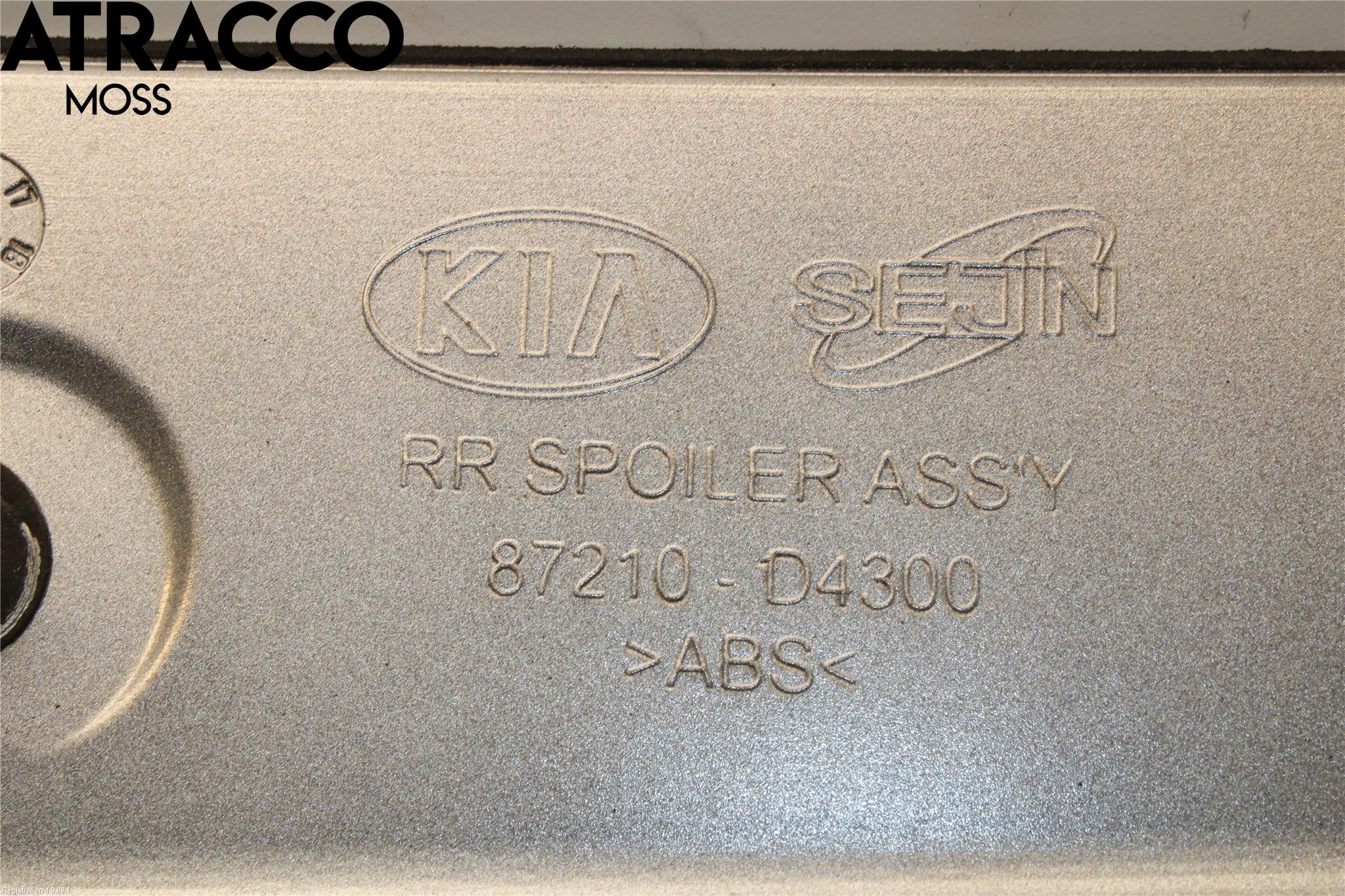 Kia OPTIMA 16-20 Spoiler Baklucka
