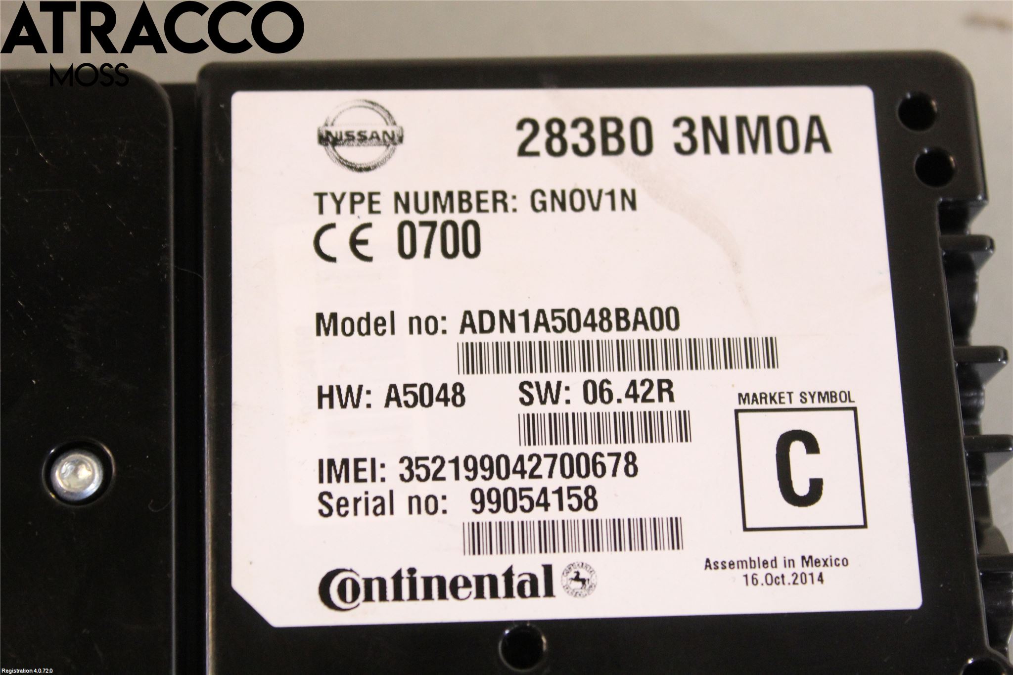 Nissan LEAF 11-17 Styrenhet Övrigt