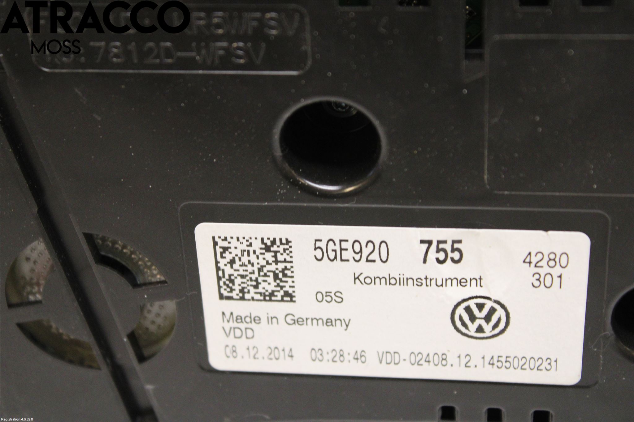 Volkswagen VW GOLF / E-GOLF VII 13-20 Instrument Komb
