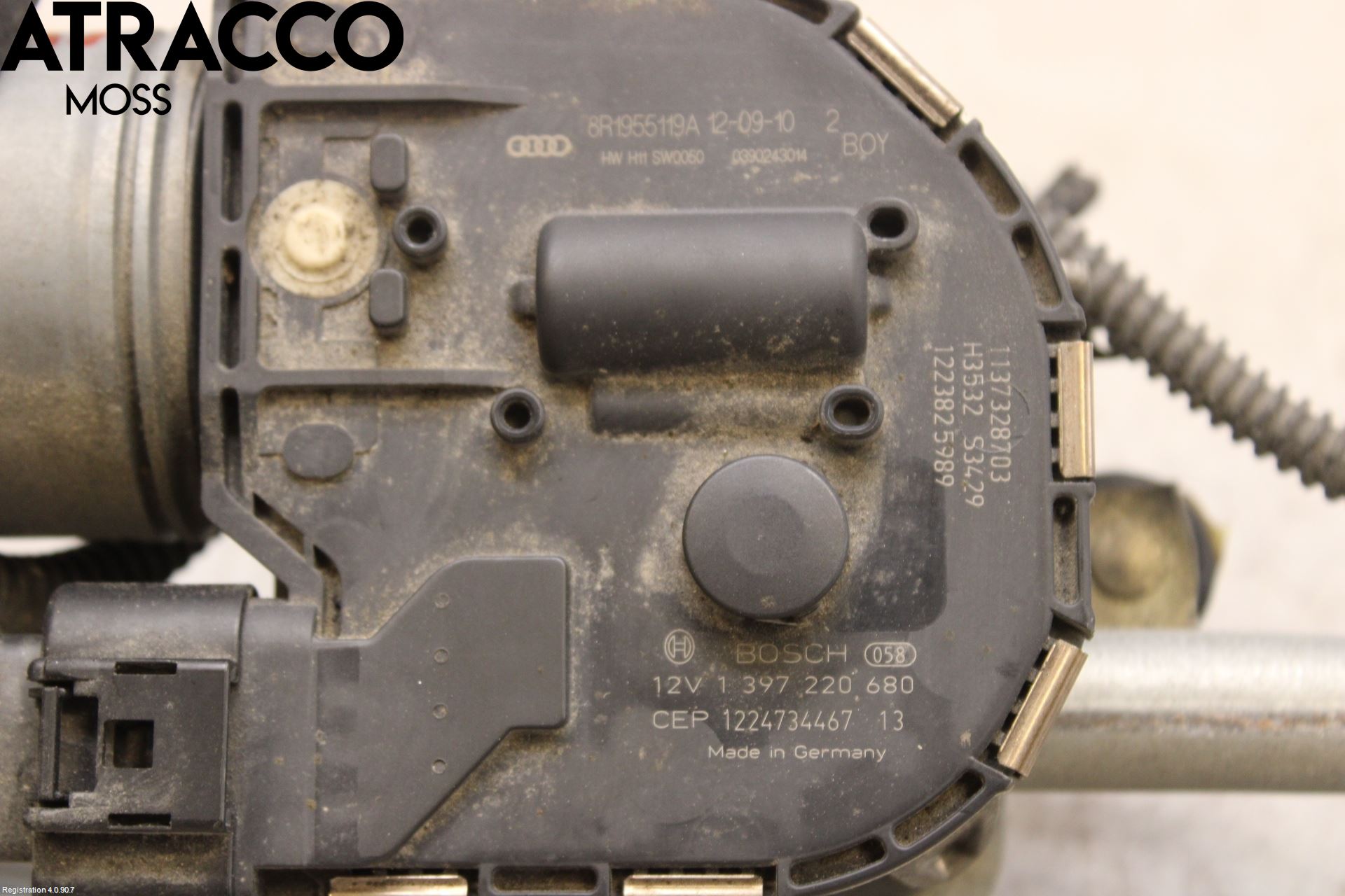 Audi Q5 09-16 Torkarmotor Vindruta