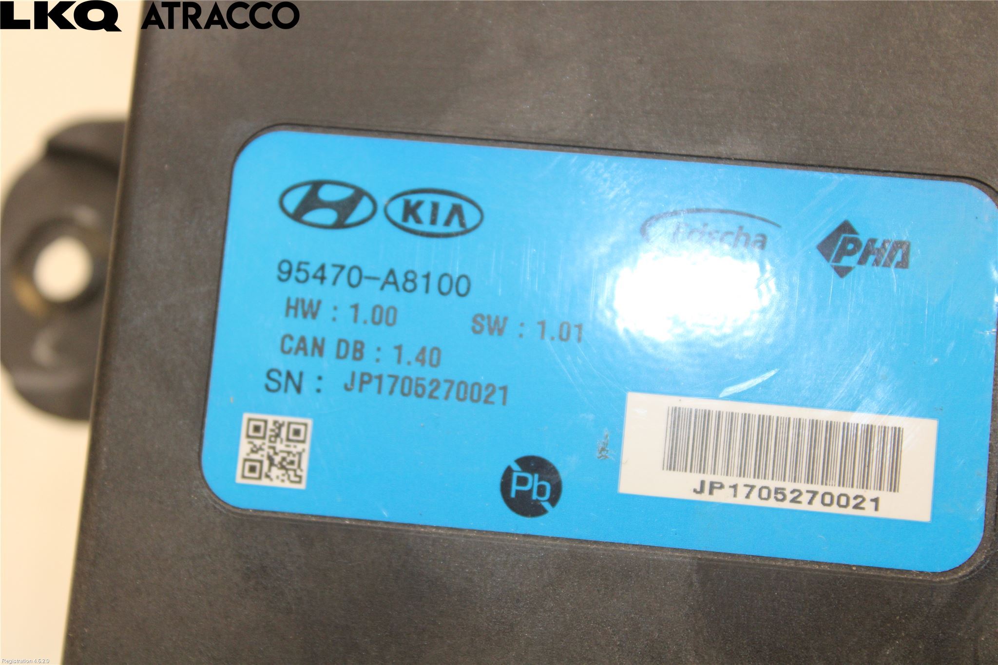 Kia OPTIMA 16-20 Styrenhet Baklucka
