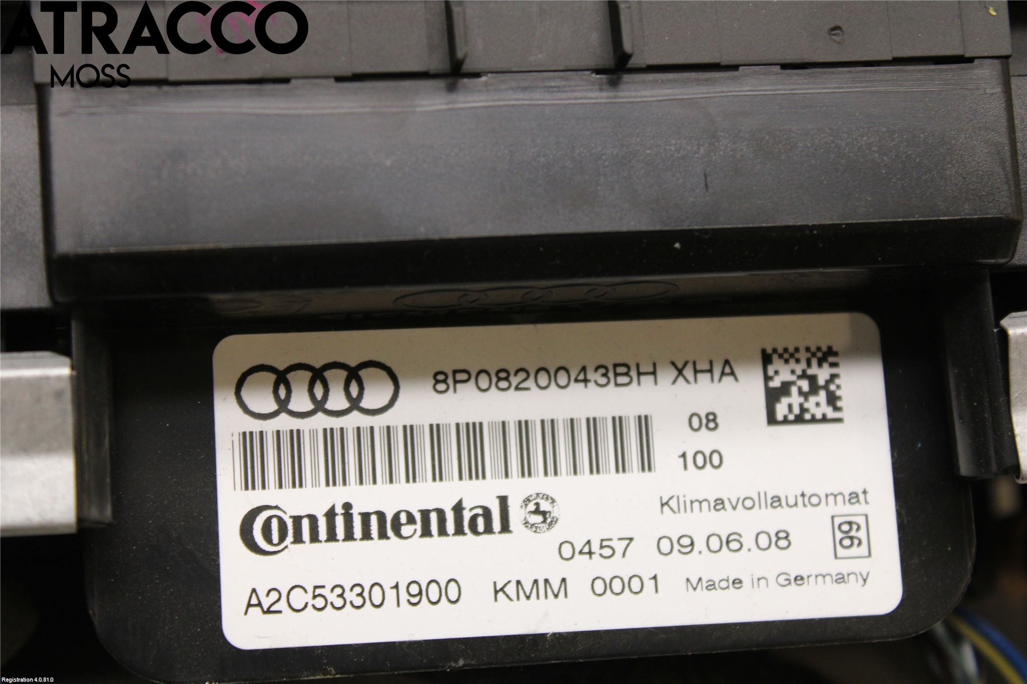 Audi A3/S3 05-13 Ac Styrenhet Ac Manöveren