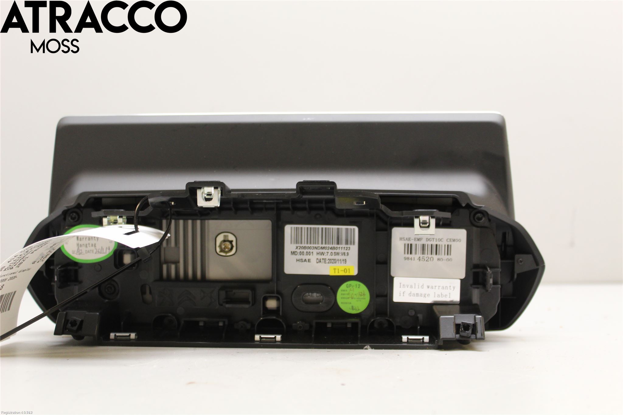 Peugeot 2008/E-2008 20- Multifunktionsdisplay