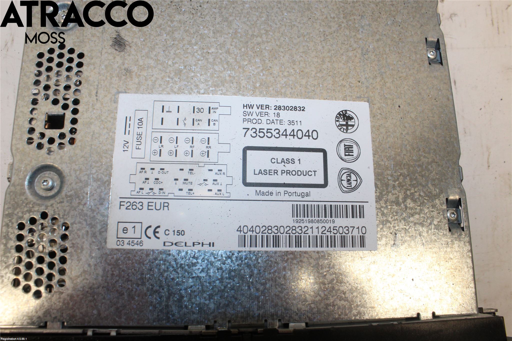 Fiat DOBLO CARGO Cd Radio - Multimediapanel