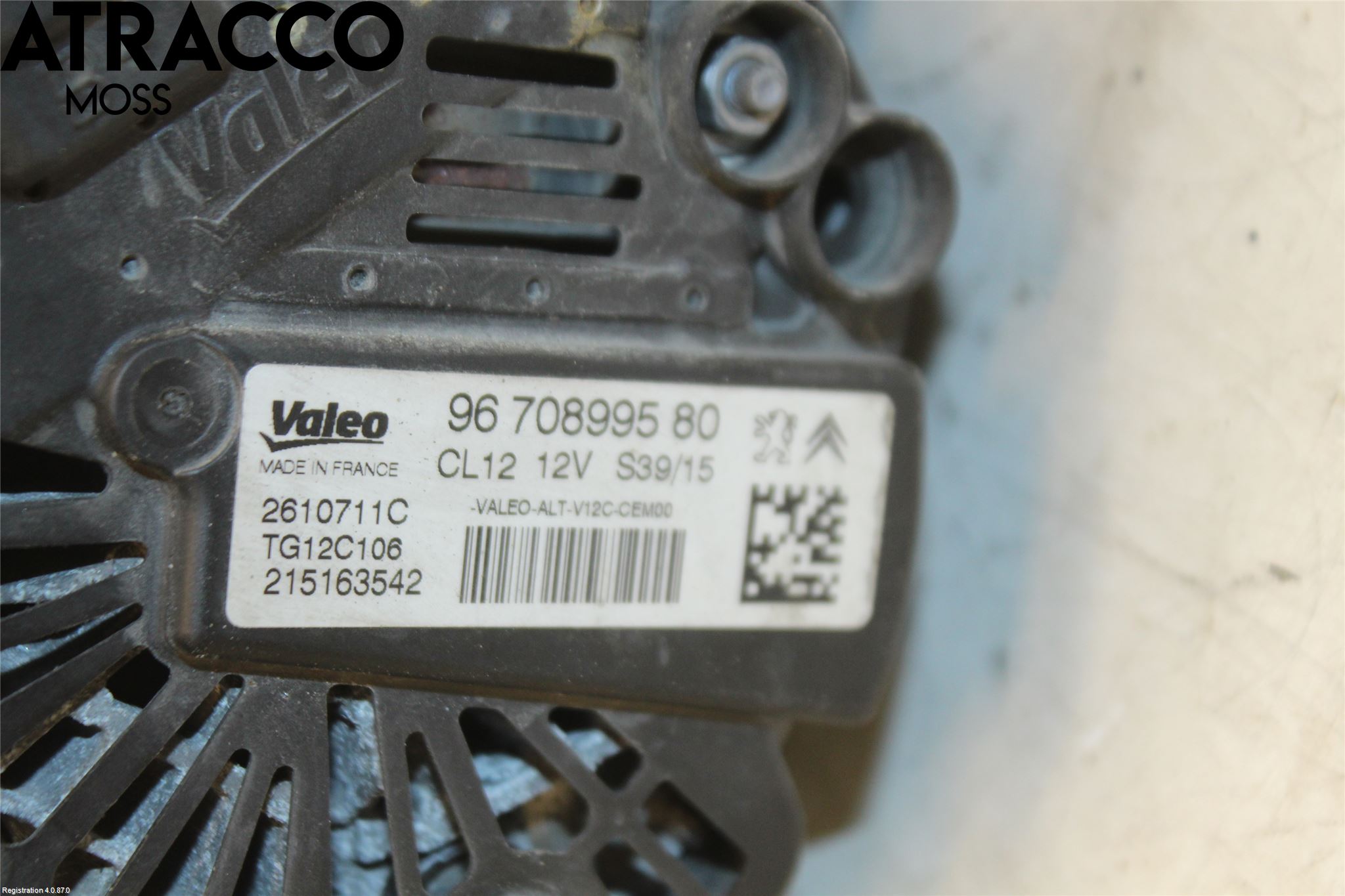 Peugeot 208 12-15 Generator