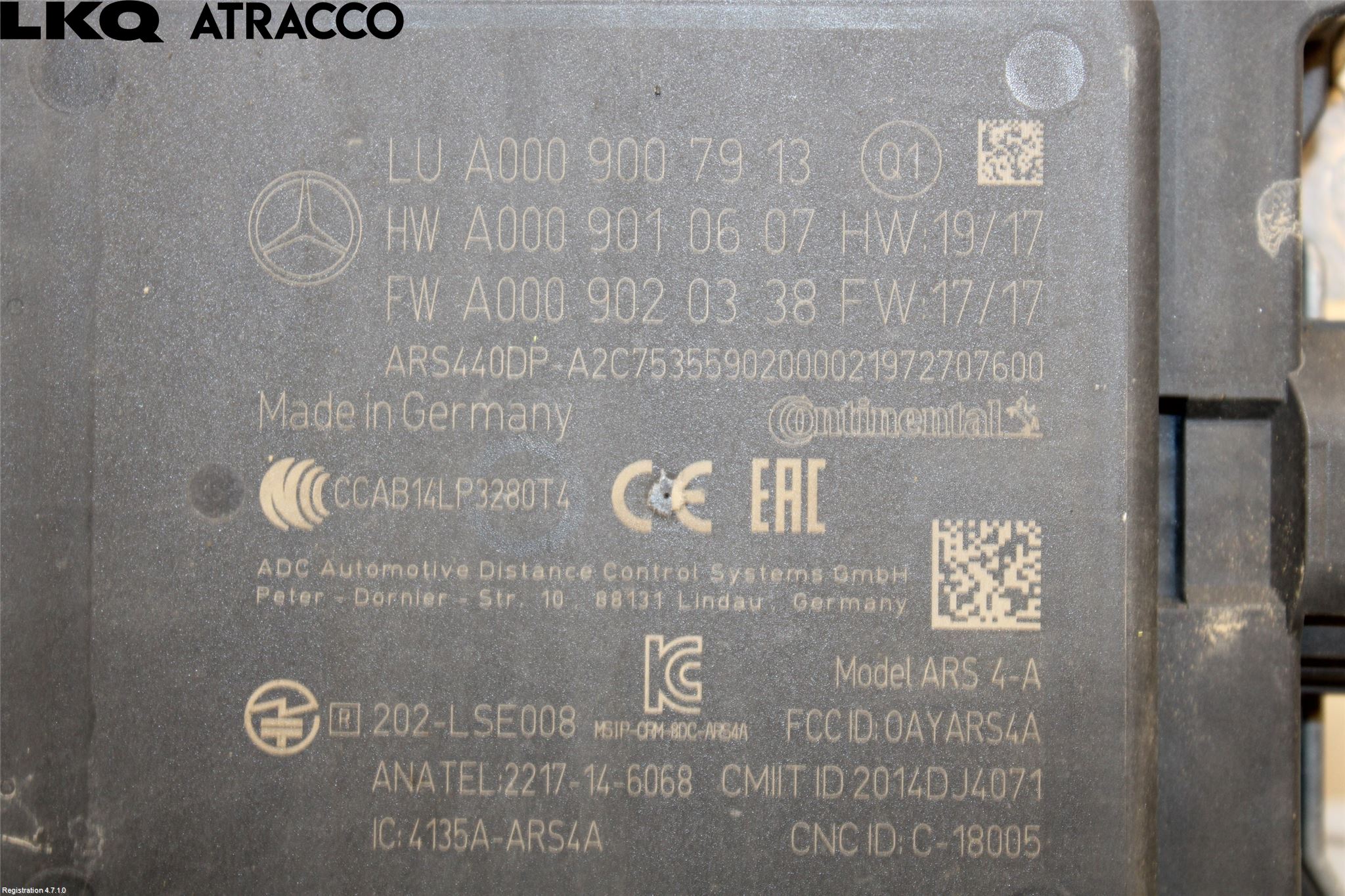 Mercedes-Benz MB A-KLASS (W177) 18- Sensor Aktivt Kollisionsskydd