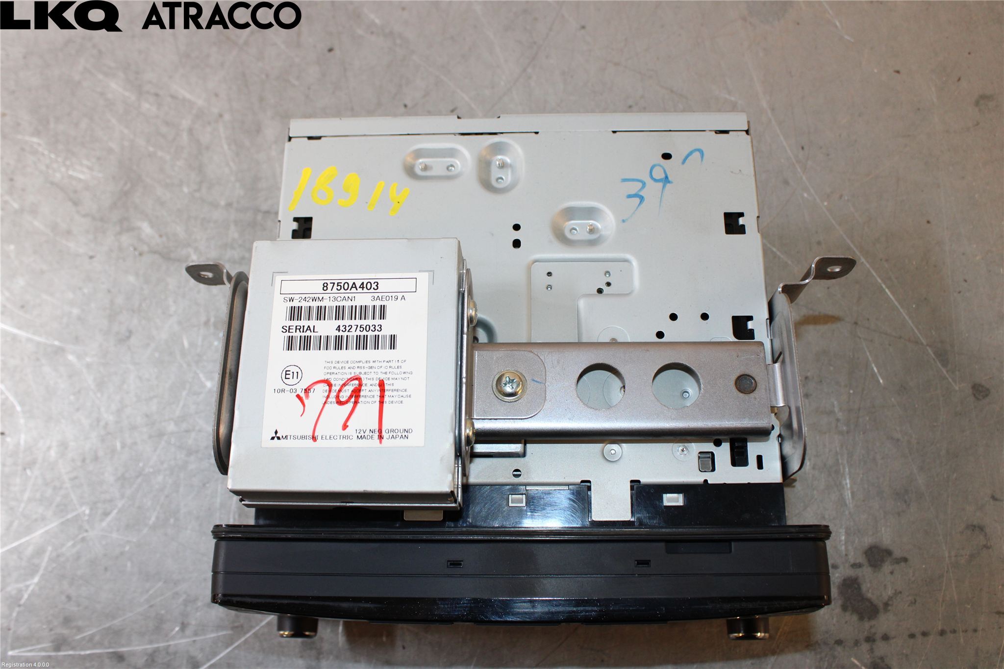 Mitsubishi OUTLANDER 13-21 Radio