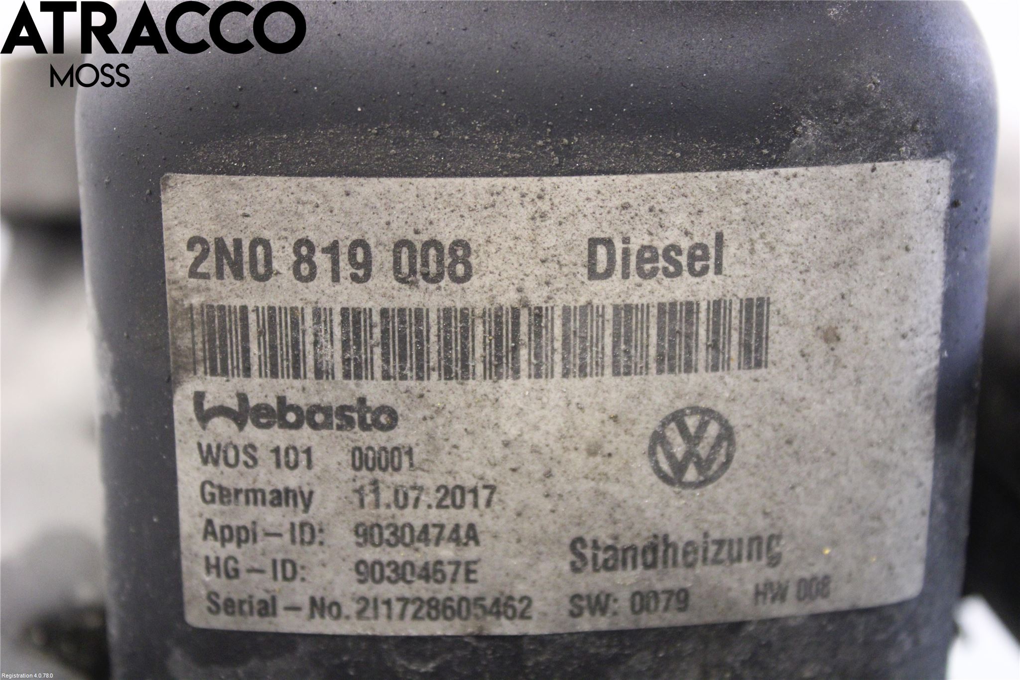 Volkswagen VW CRAFTER II / E-CRAFTER 17- Dieselvärmare