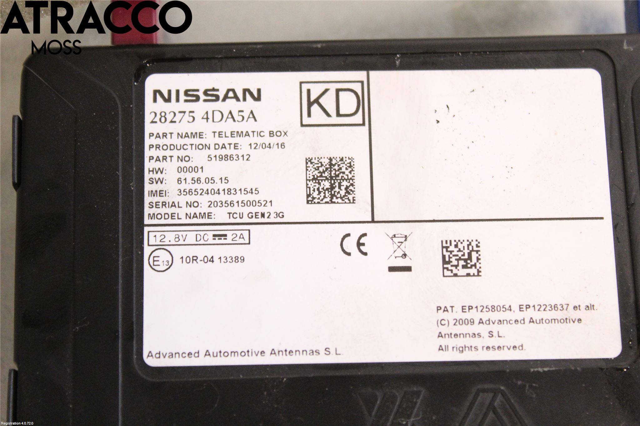 Nissan LEAF 11-17 Styrenhet Tal