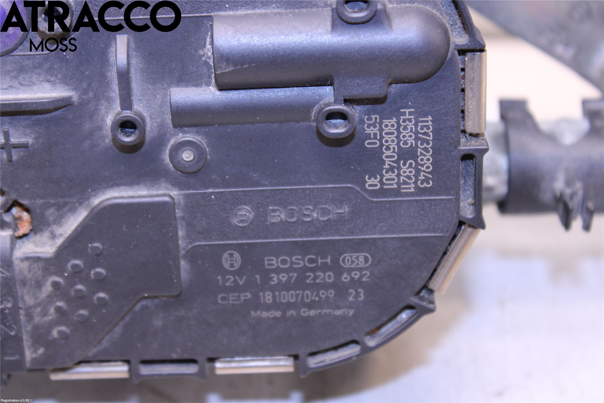 Volkswagen VW GOLF / E-GOLF VII 13-20 Torkarmotor Vindruta