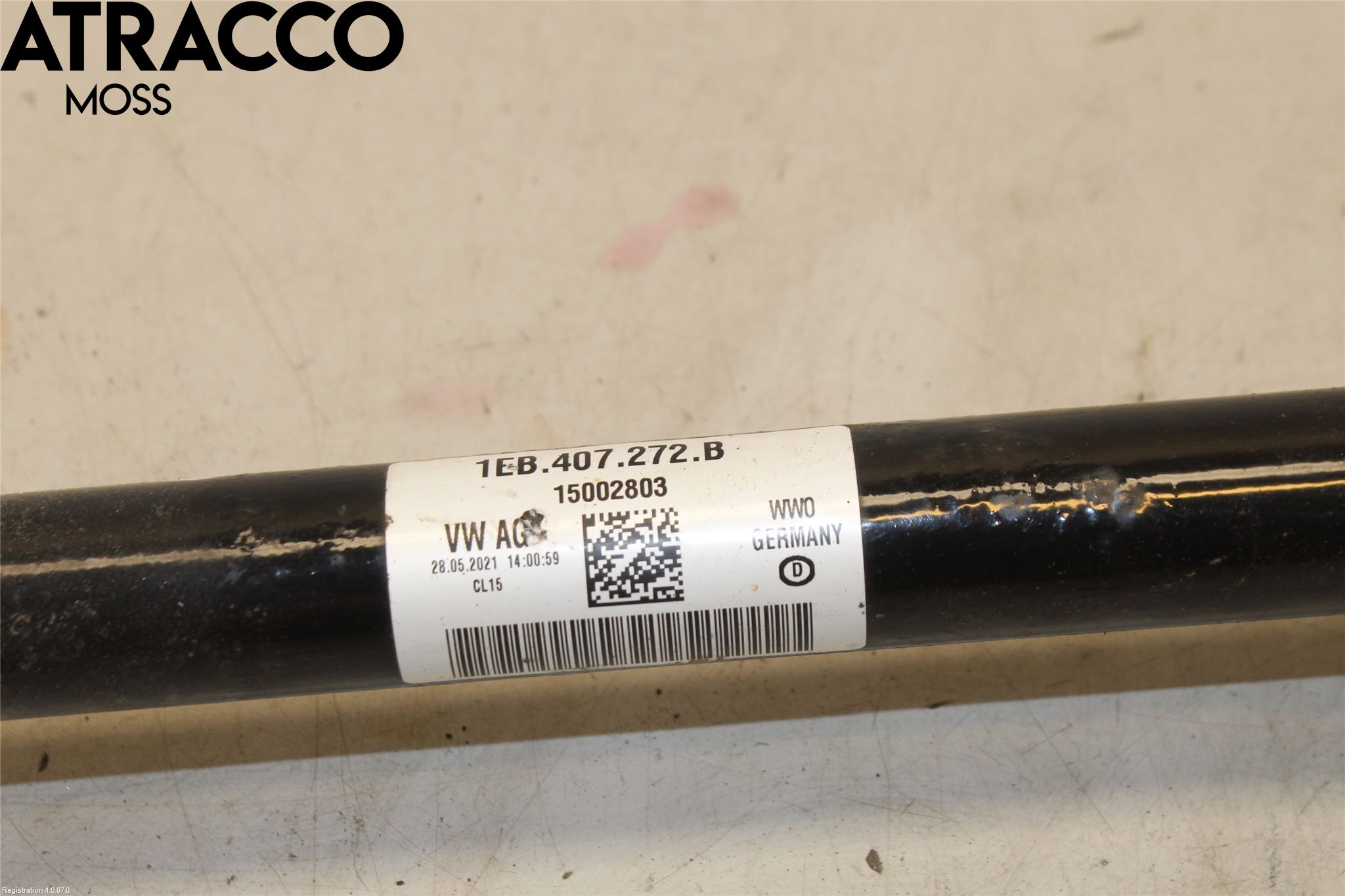 Audi Q4 E-TRON FZ 22- Drivaxel Fram Höger