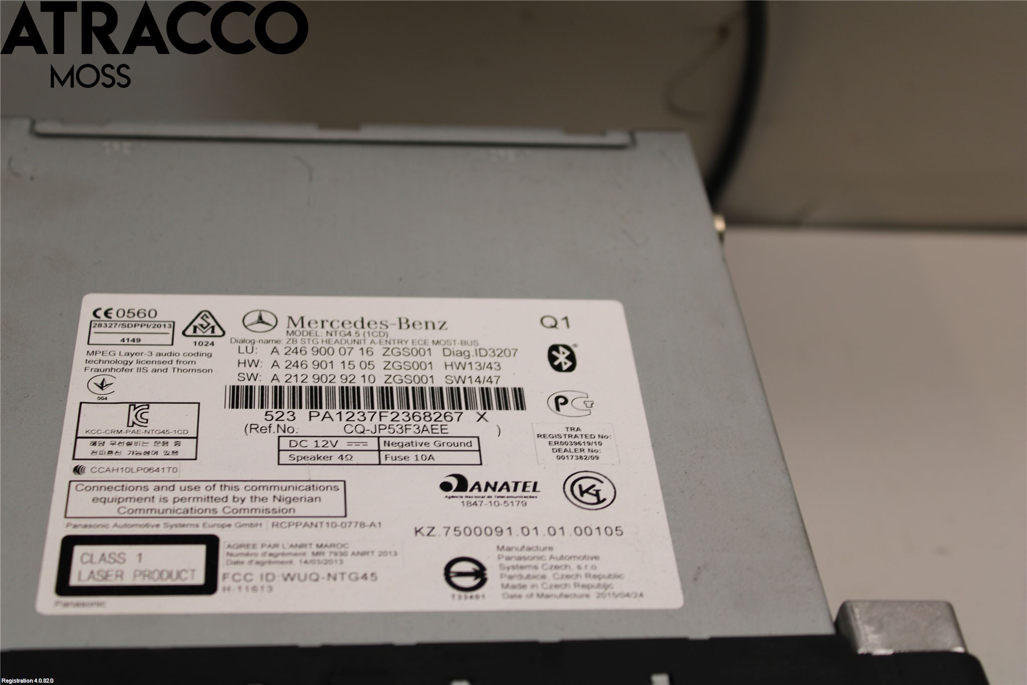 Mercedes-Benz MB GLA-KLASS (X156) 13-20 Radio
