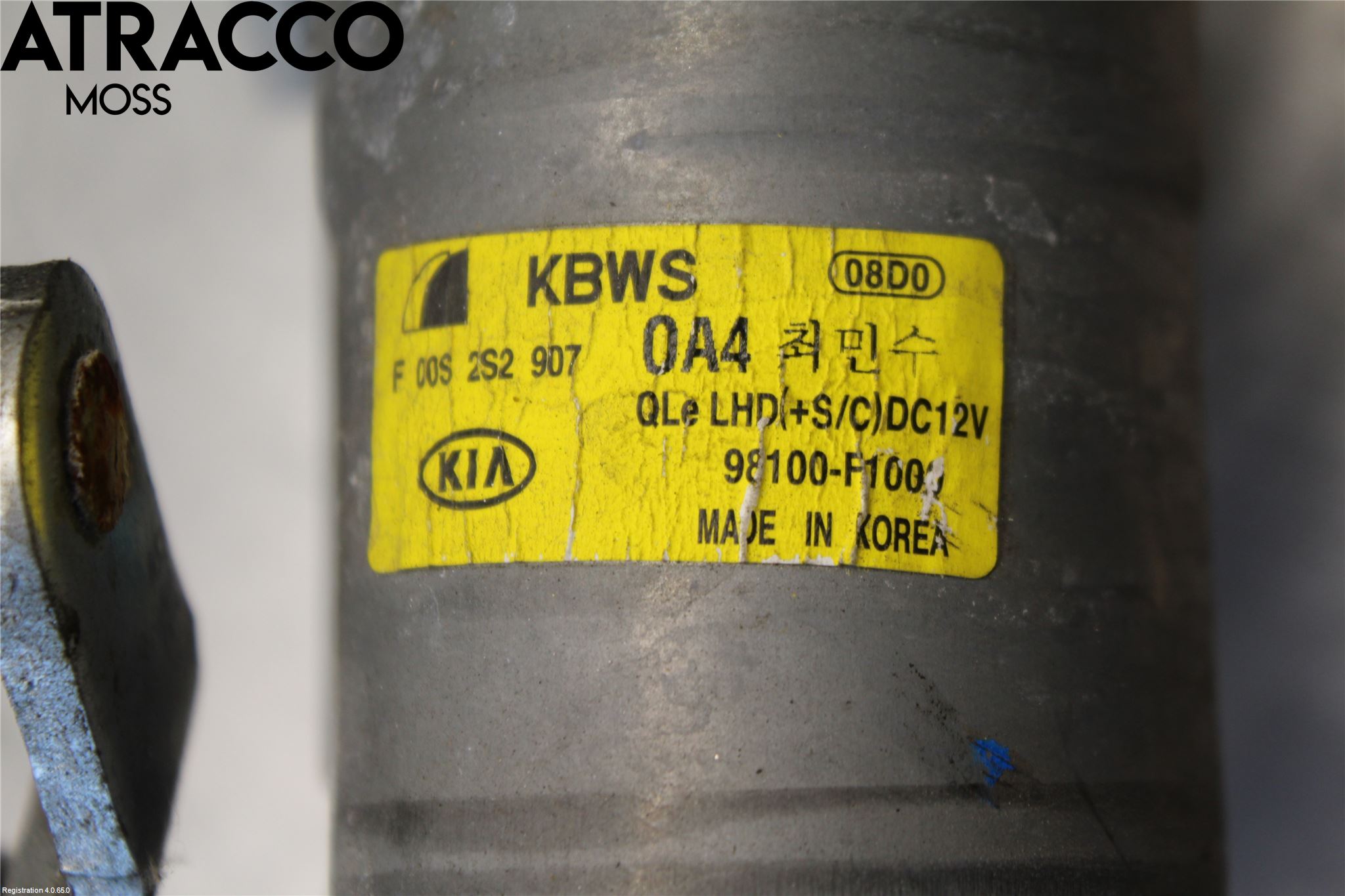 Kia SPORTAGE (QL) 16-21 Torkarmotor Vindruta