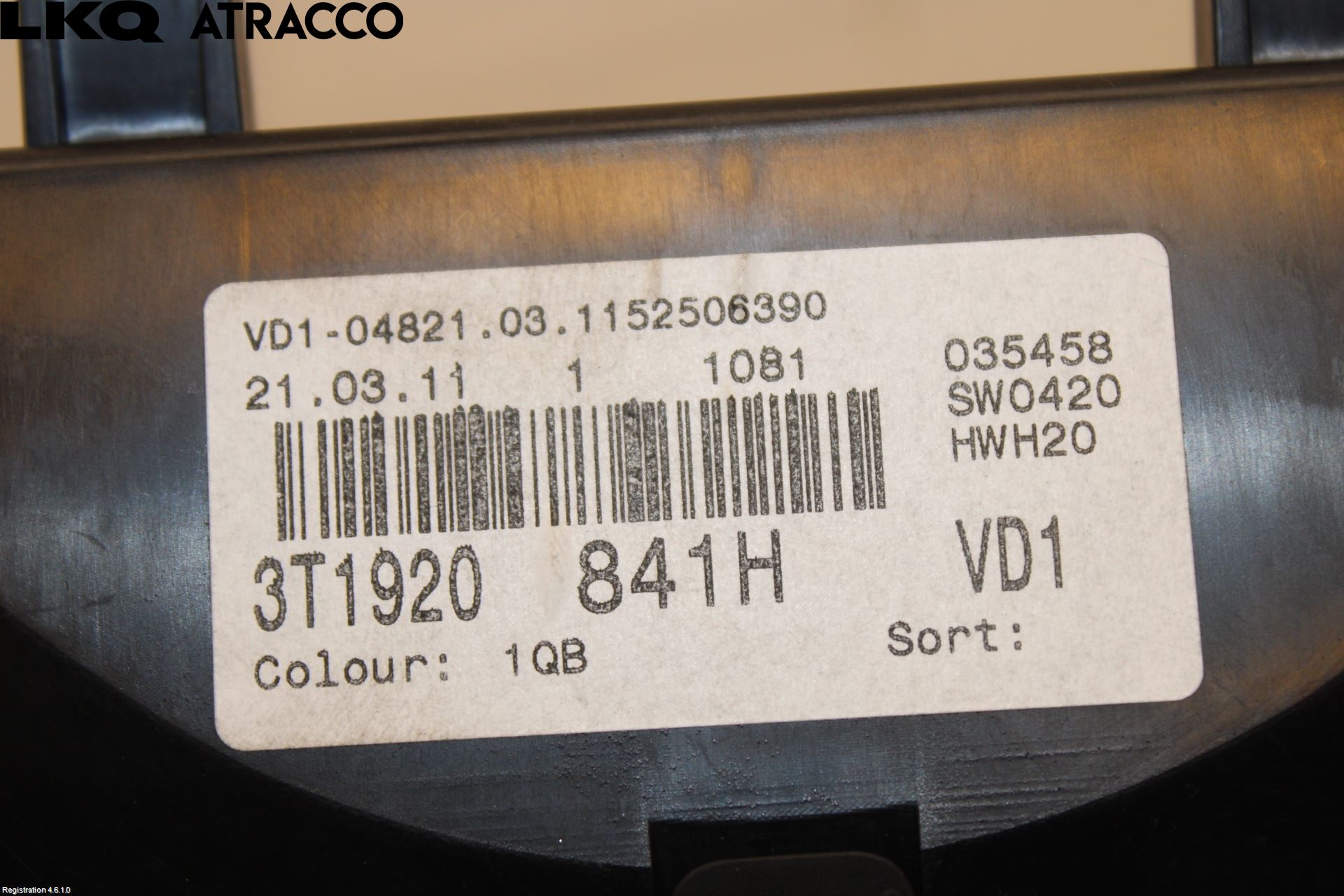 Skoda SUPERB 09-15 Instrument Komb