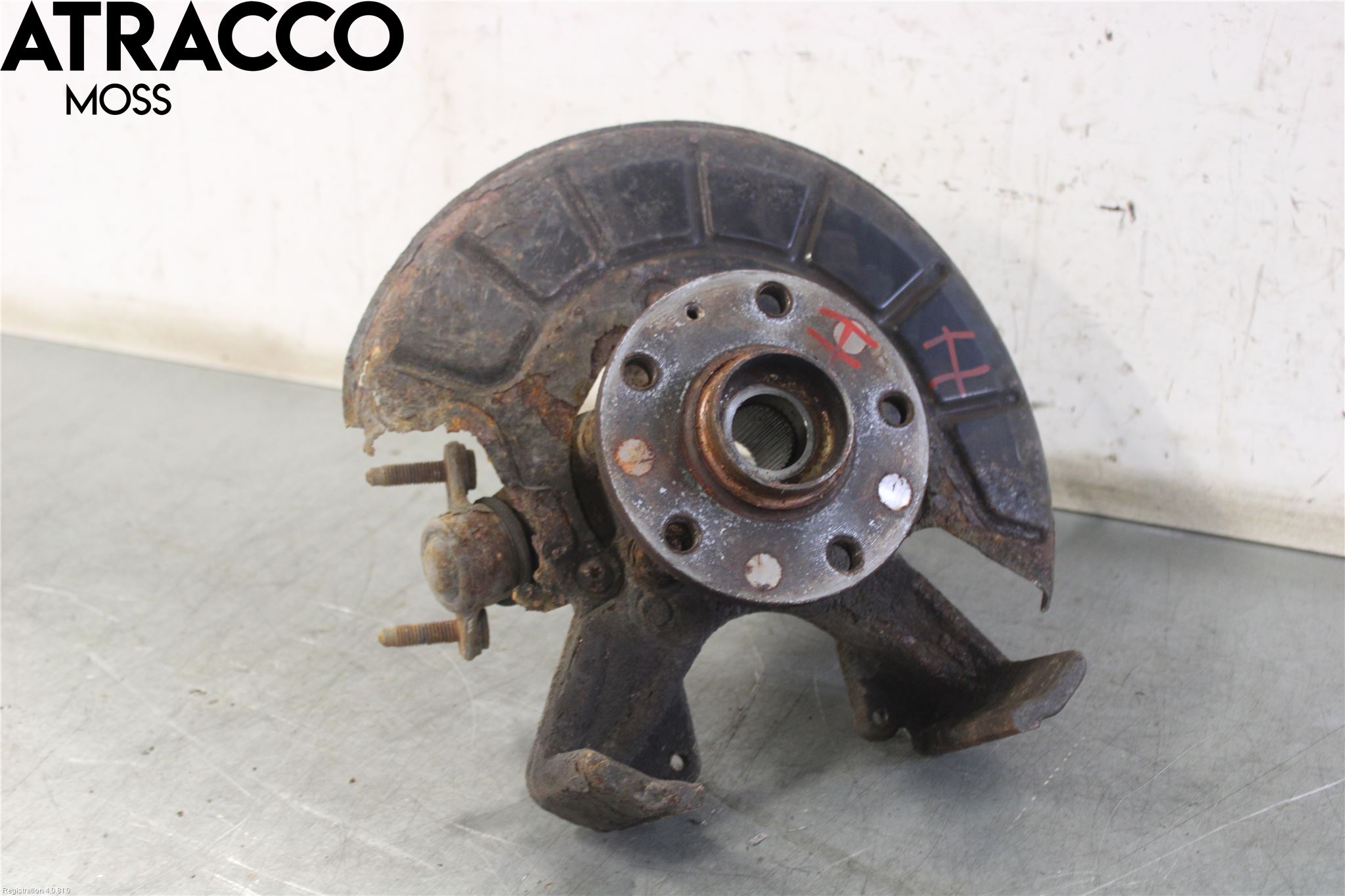 Volkswagen VW GOLF V 04-09 Hjullagerhus-Spindel Hö B