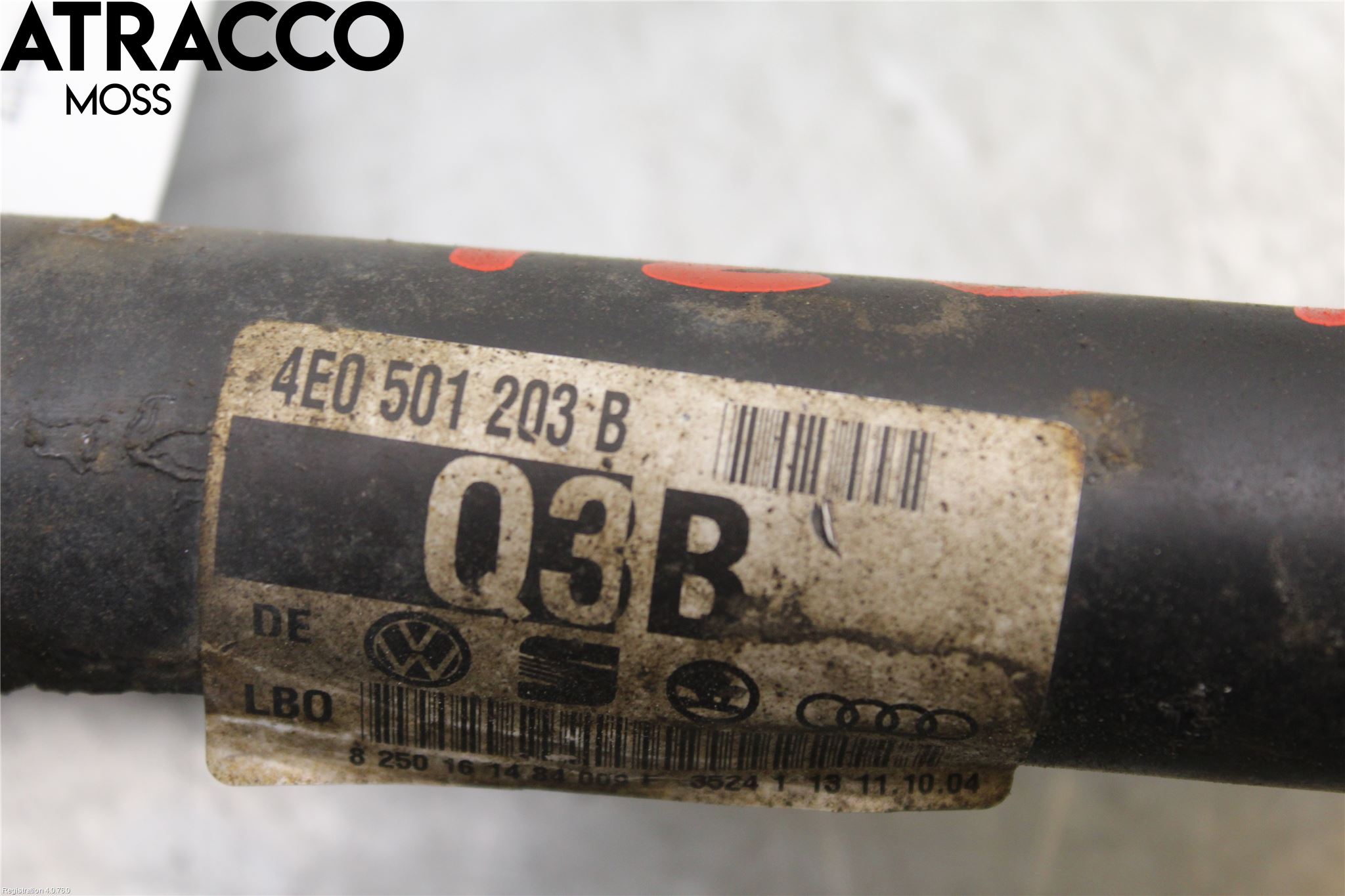 Audi A8/S8 4E  02-09 Drivaxel Bak Vänster