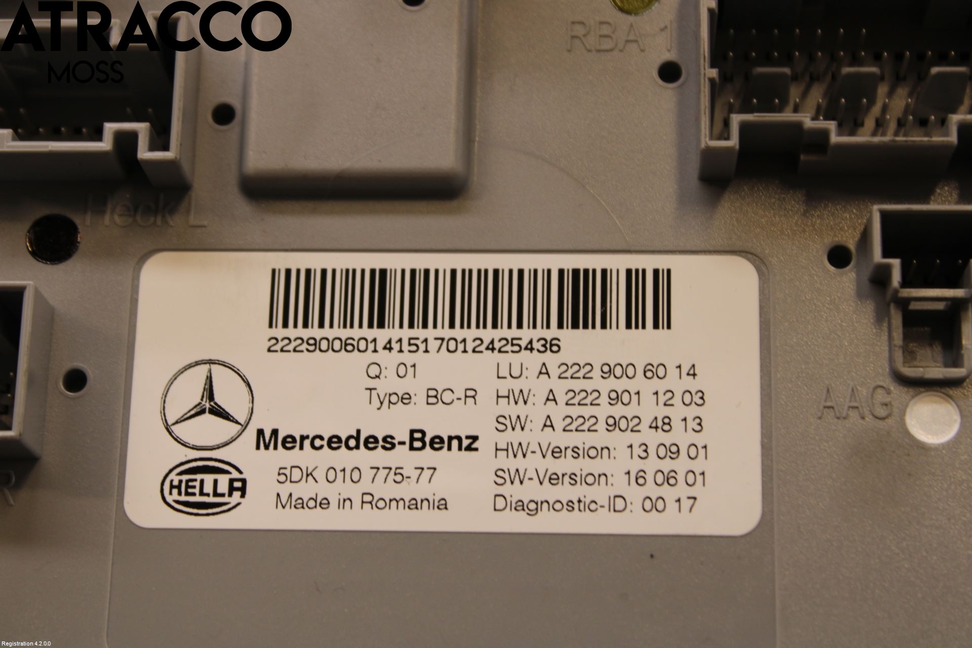 Mercedes-Benz MB C-KLASS (W205) 14-21 Styrenhet Övrigt