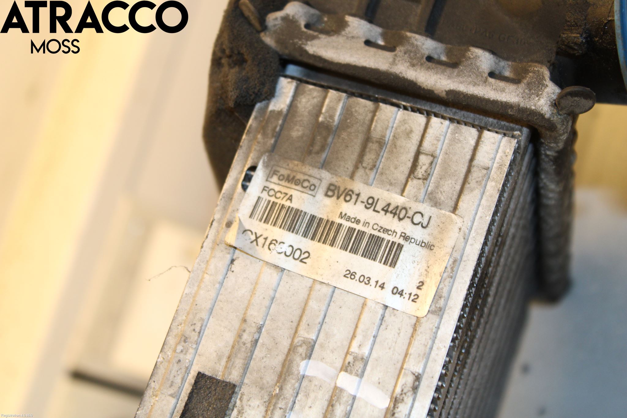 Ford TRANSIT/TOURNEO CONNECT 13-22 Laddluft-Intercooler Kyl