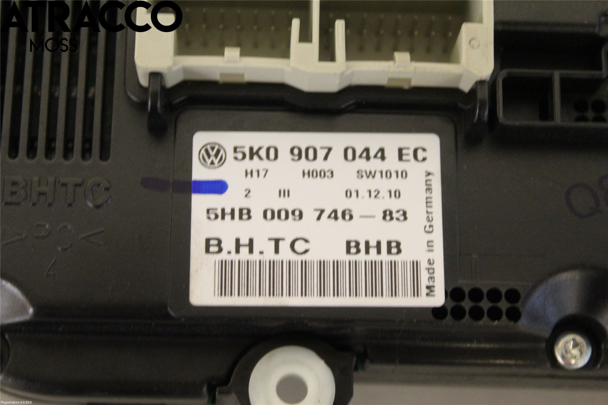 Volkswagen VW GOLF VI 09-13 Ac Styrenhet Ac Manöveren